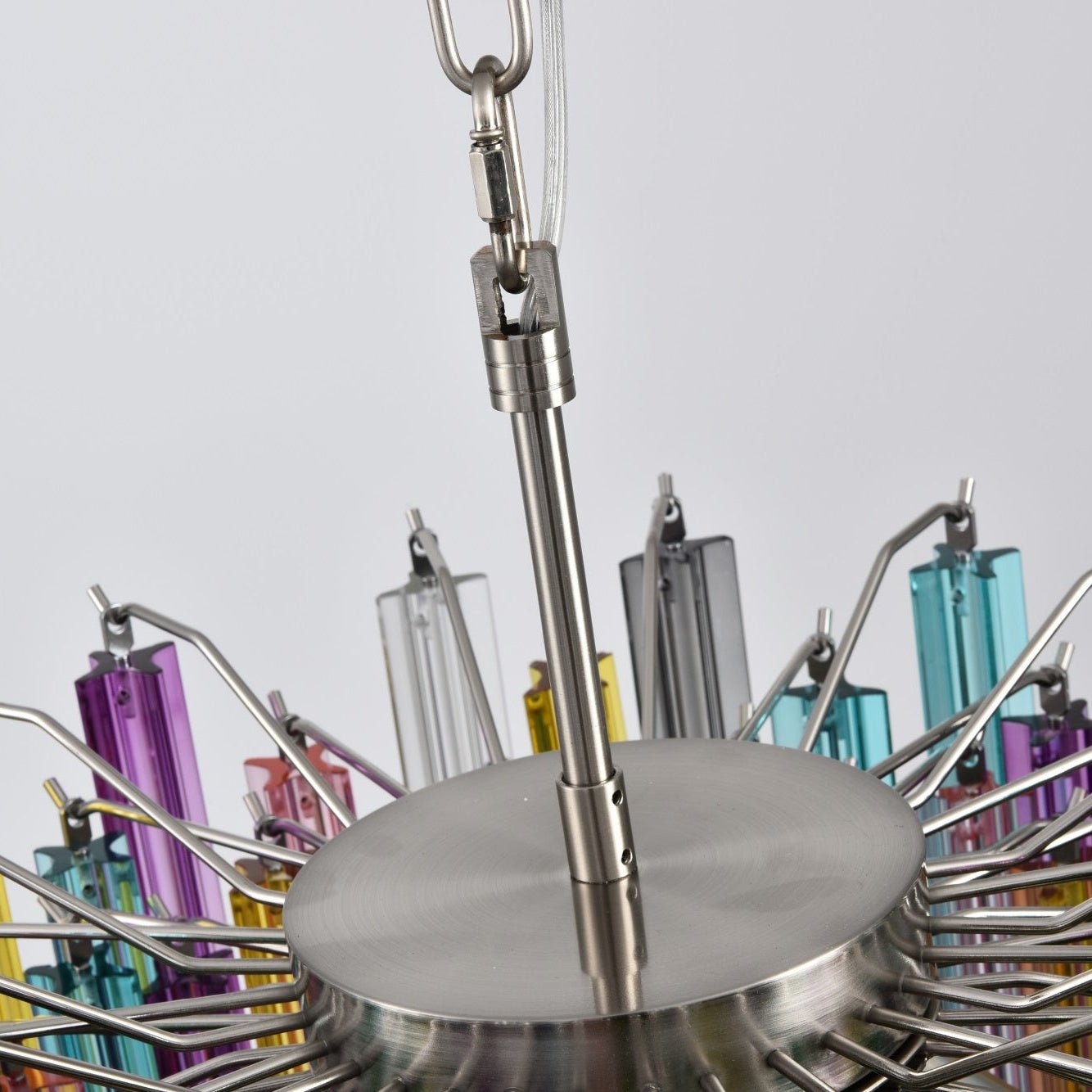 Aurora Chandelier Murano Glass Colorful Prism - Letslighting