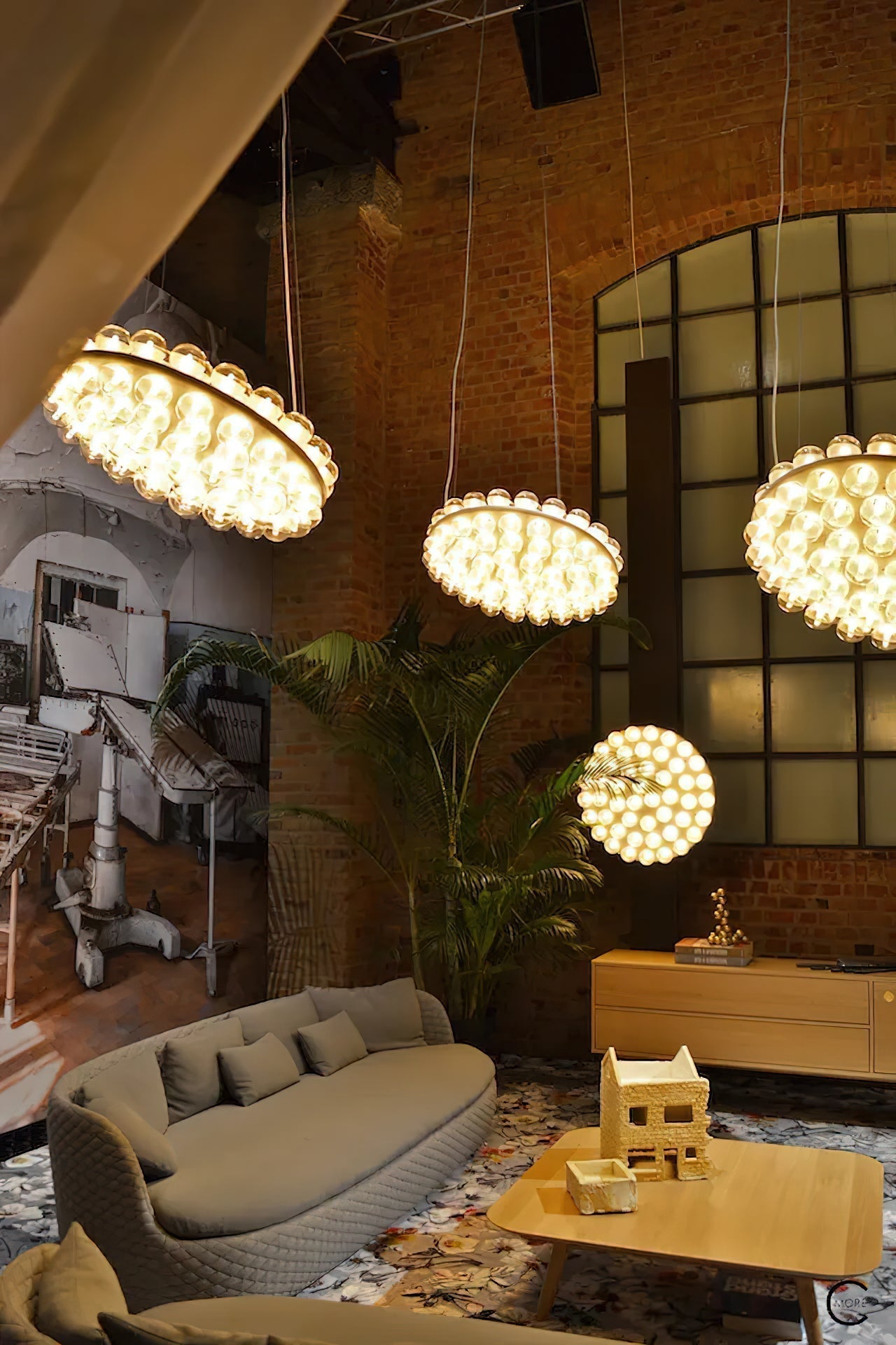Ulvinos Individual Creativity Resin Glass Chandelier - Lamp Copper