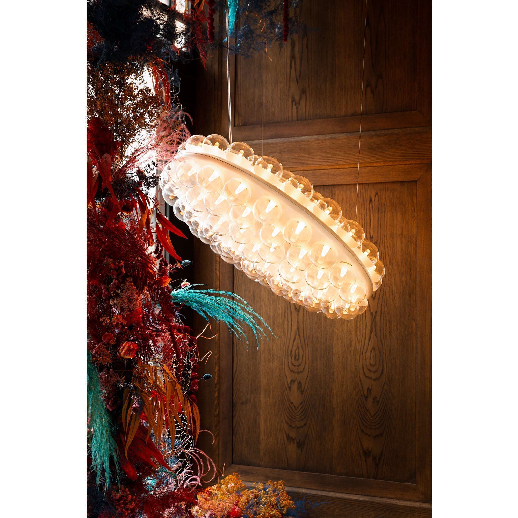 Ulvinos Individual Creativity Resin Glass Chandelier - Lamp Copper