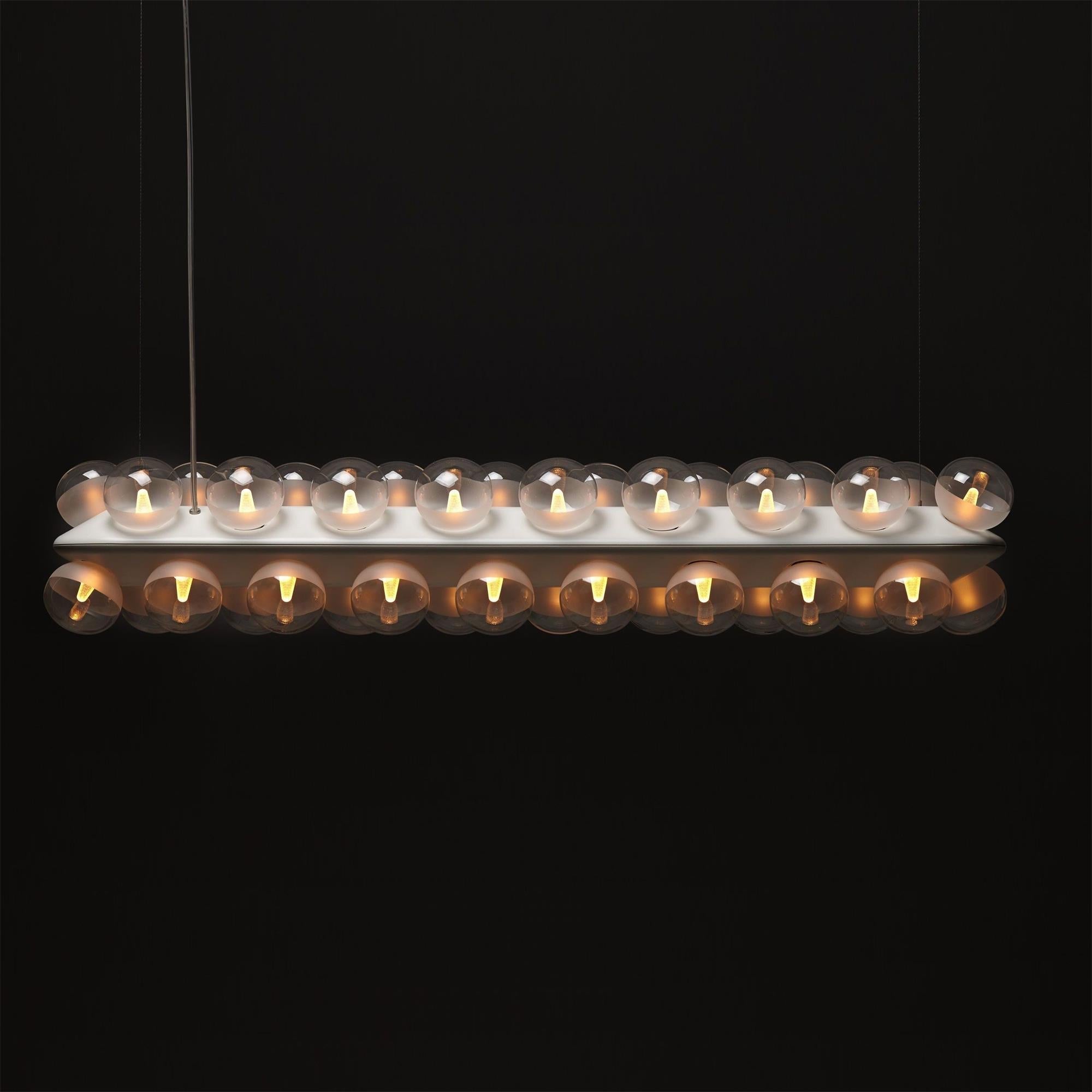 Ulvinos Individual Creativity Resin Glass Chandelier - Lamp Copper