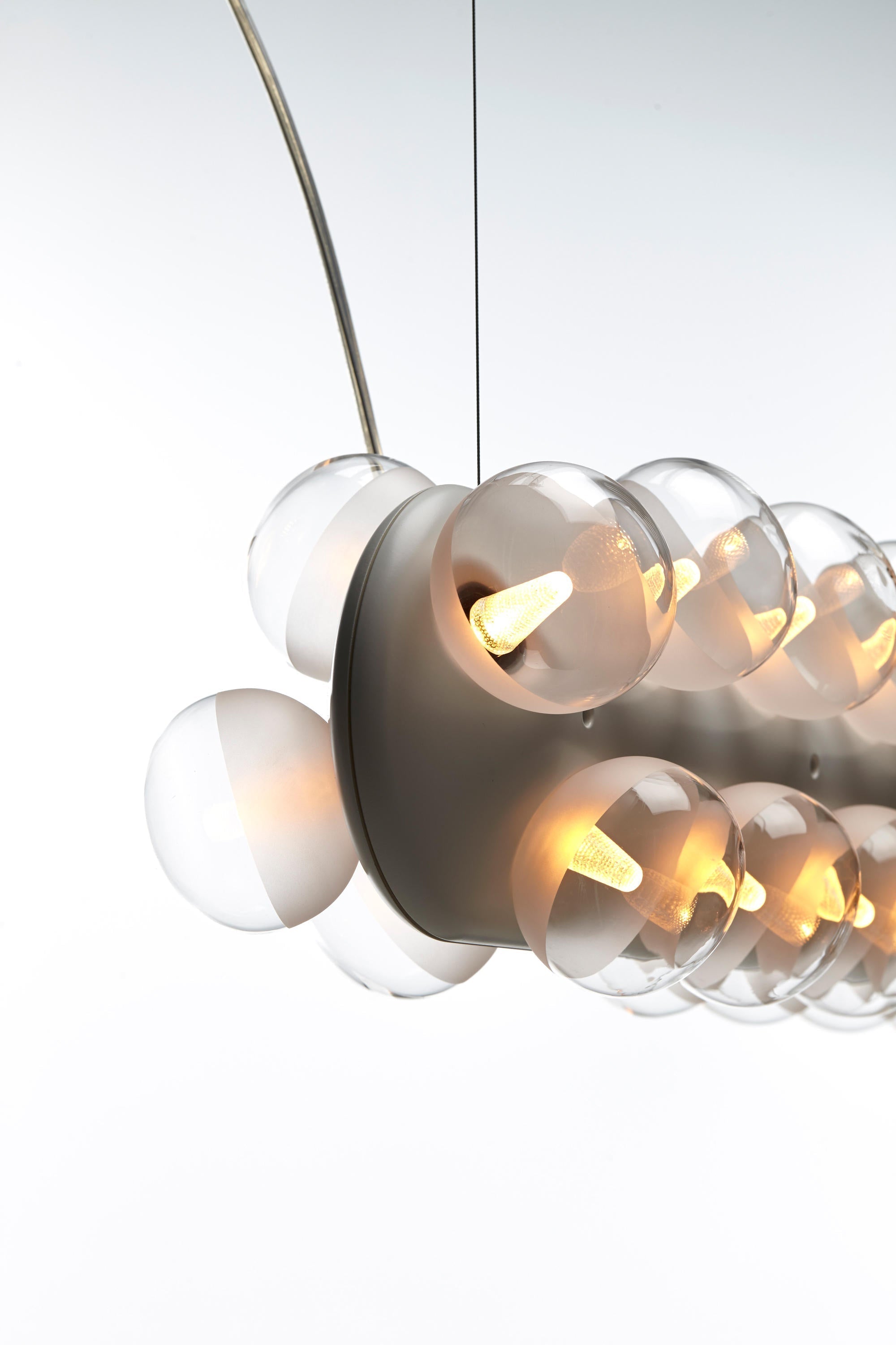 Ulvinos Individual Creativity Resin Glass Chandelier - Lamp Copper