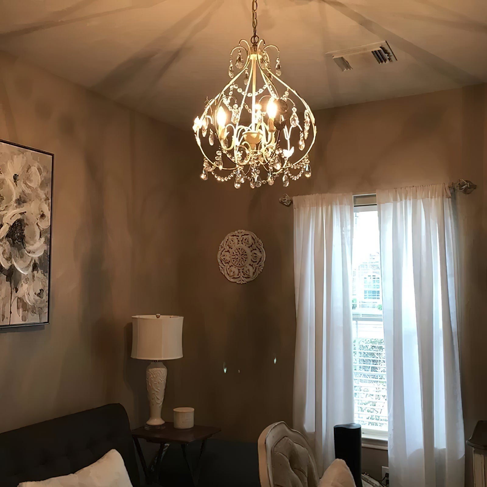Ivsolarae Postmodern Luxury Crystal Chandelier - Lamp Copper