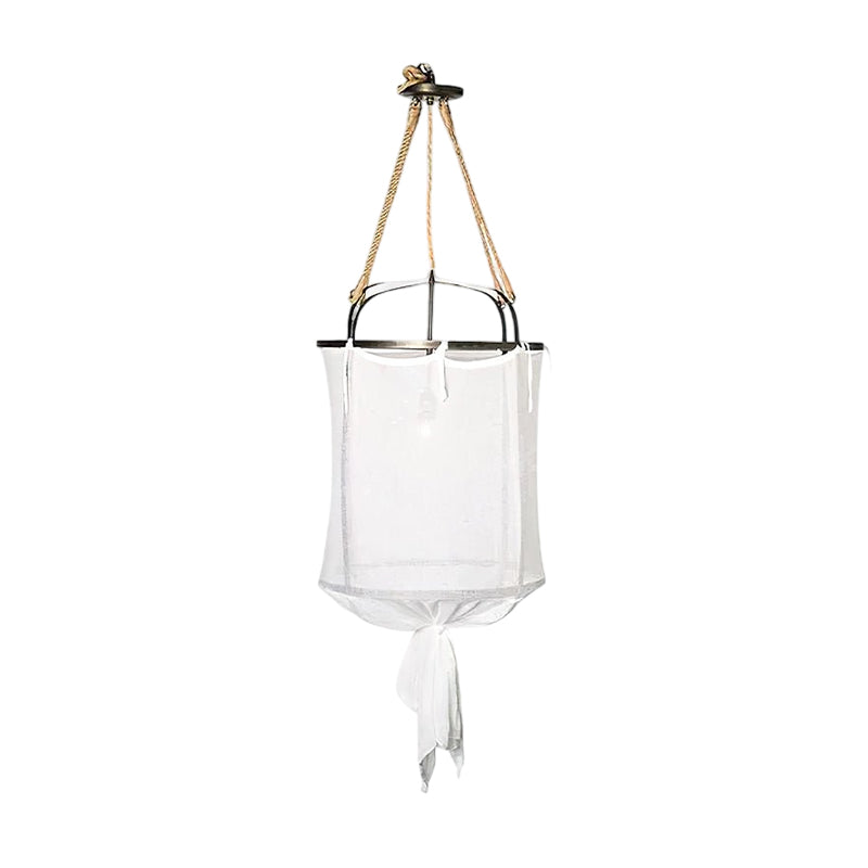 Erina Chandelier Moderne en Lin et Métal - Neutralighting