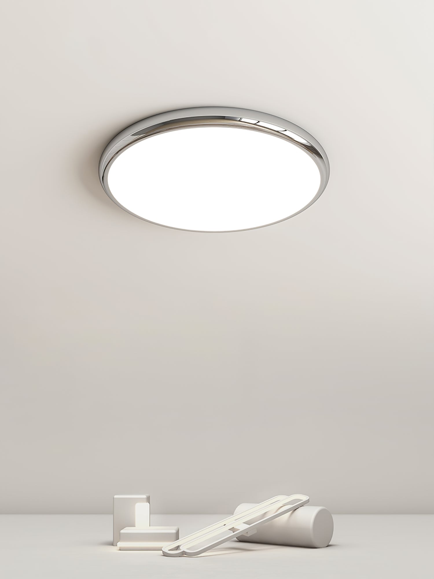 Aurdoreth LED Modern Minimalist Metal Flush Mount Ceiling Light - Lamp Copper