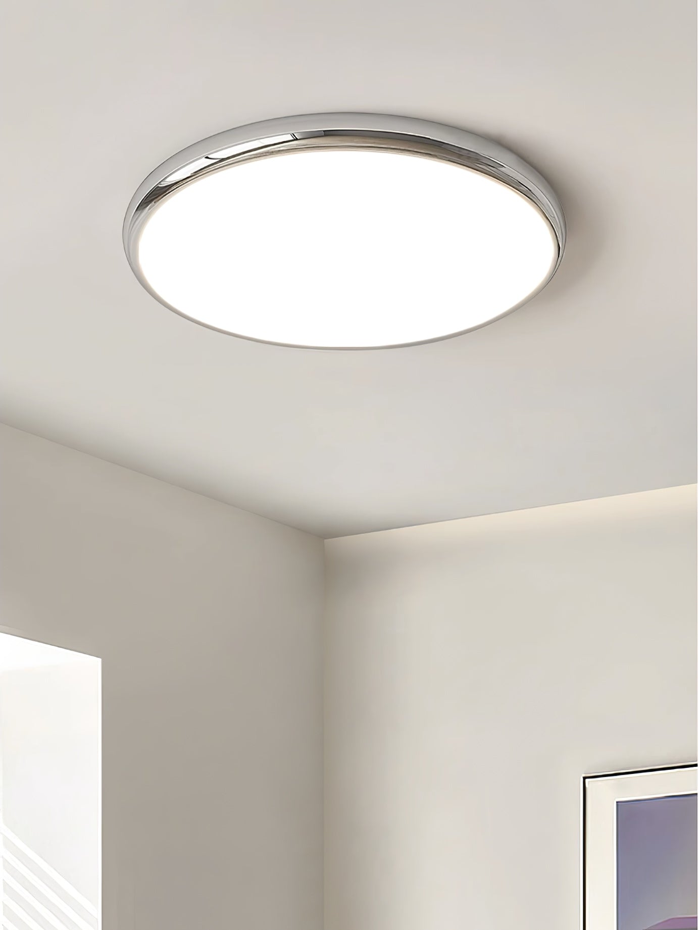 Aurdoreth LED Modern Minimalist Metal Flush Mount Ceiling Light - Lamp Copper