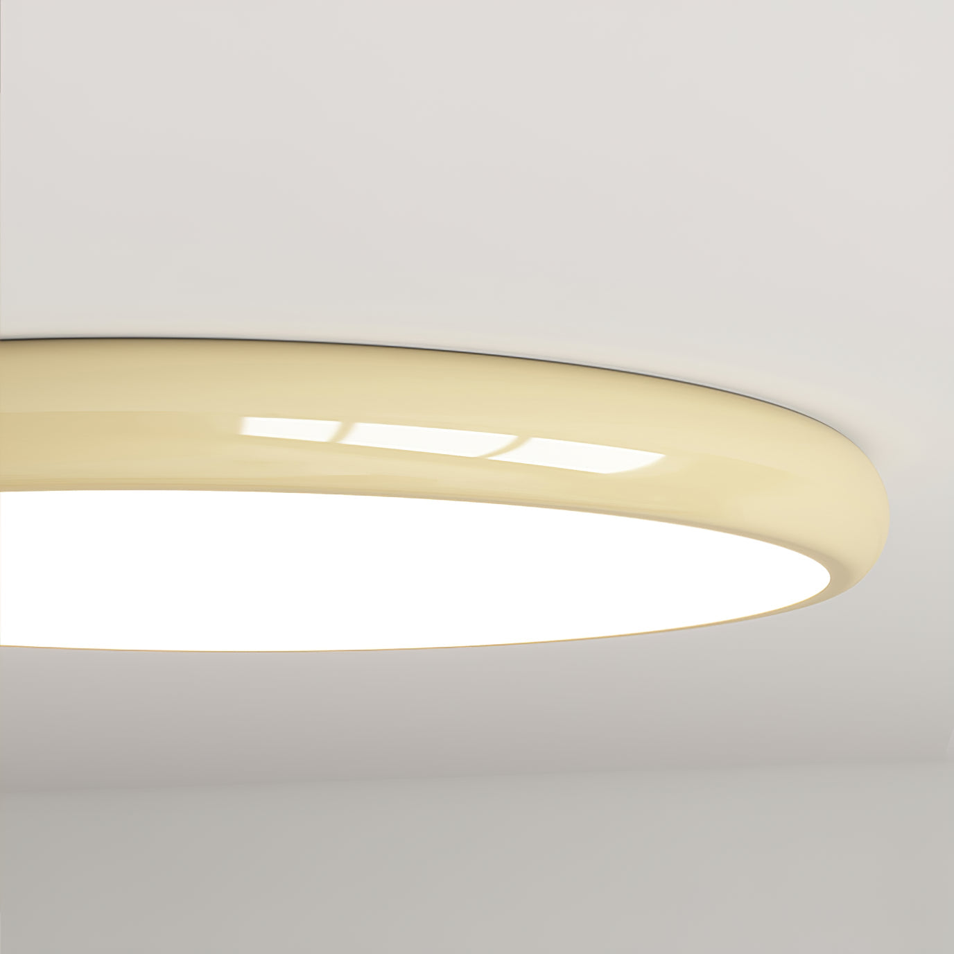 Aurdoreth LED Modern Minimalist Metal Flush Mount Ceiling Light - Lamp Copper