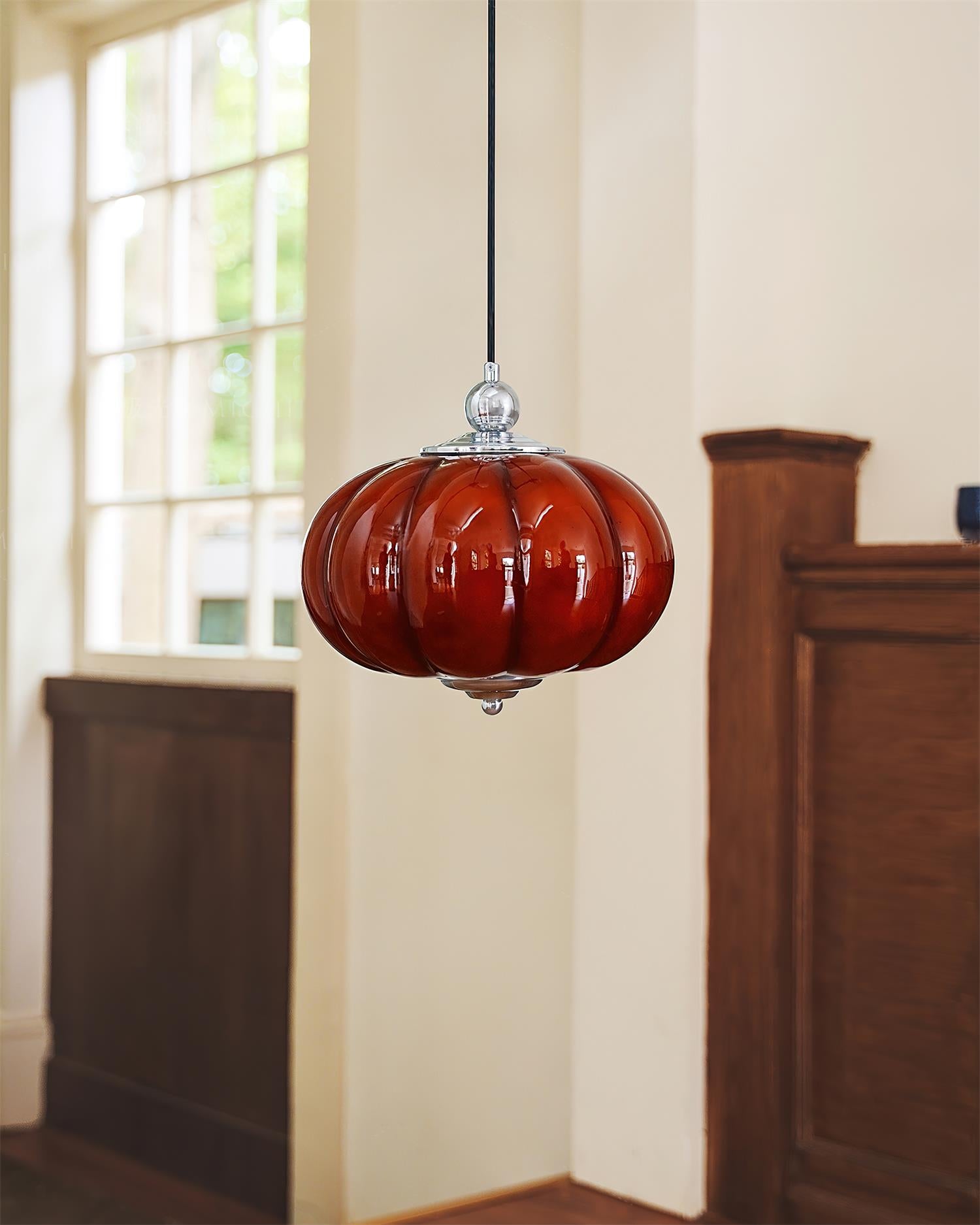 Pumpink Pendant Light Vintage Glass - Letslighting