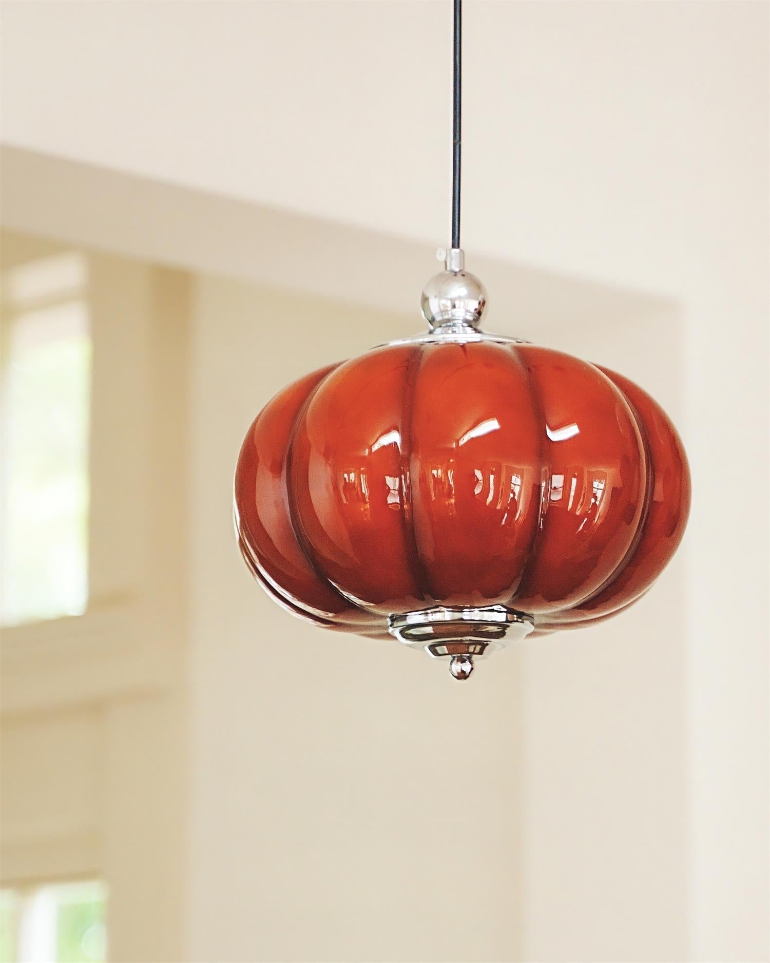 Pumpink Pendant Light Vintage Glass - Letslighting