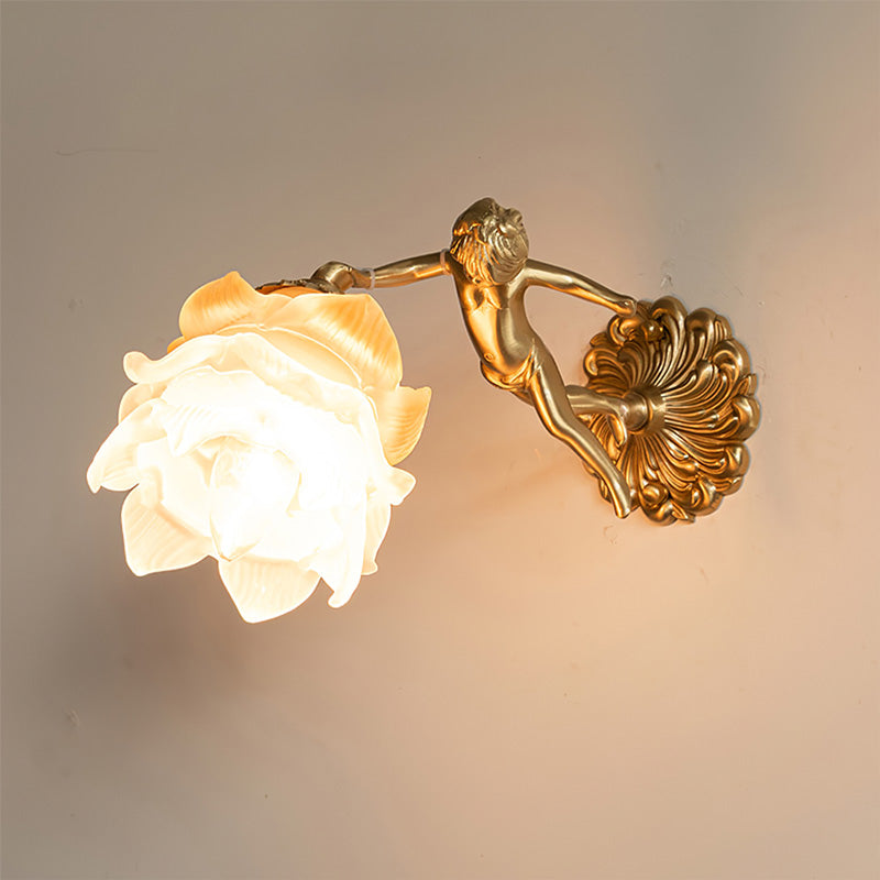 Arque Applique Murale Rose en Verre - Neutralighting