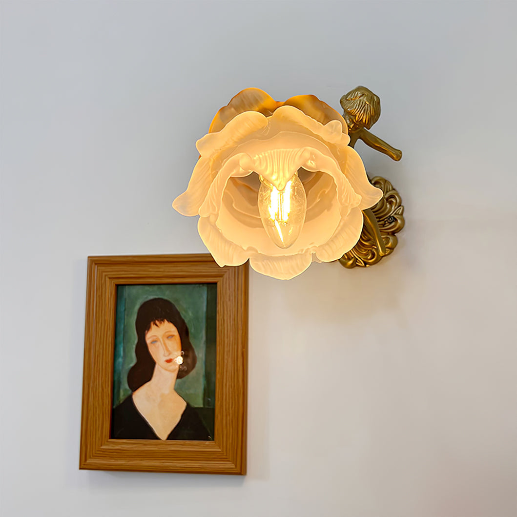Arque Applique Murale Rose en Verre - Neutralighting