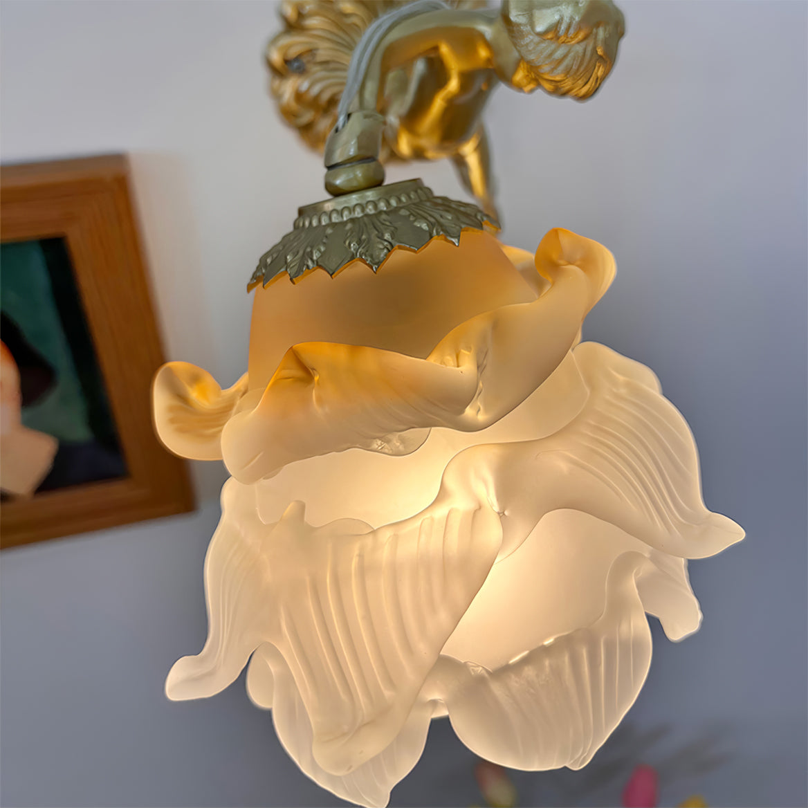 Arque Applique Murale Rose en Verre - Neutralighting
