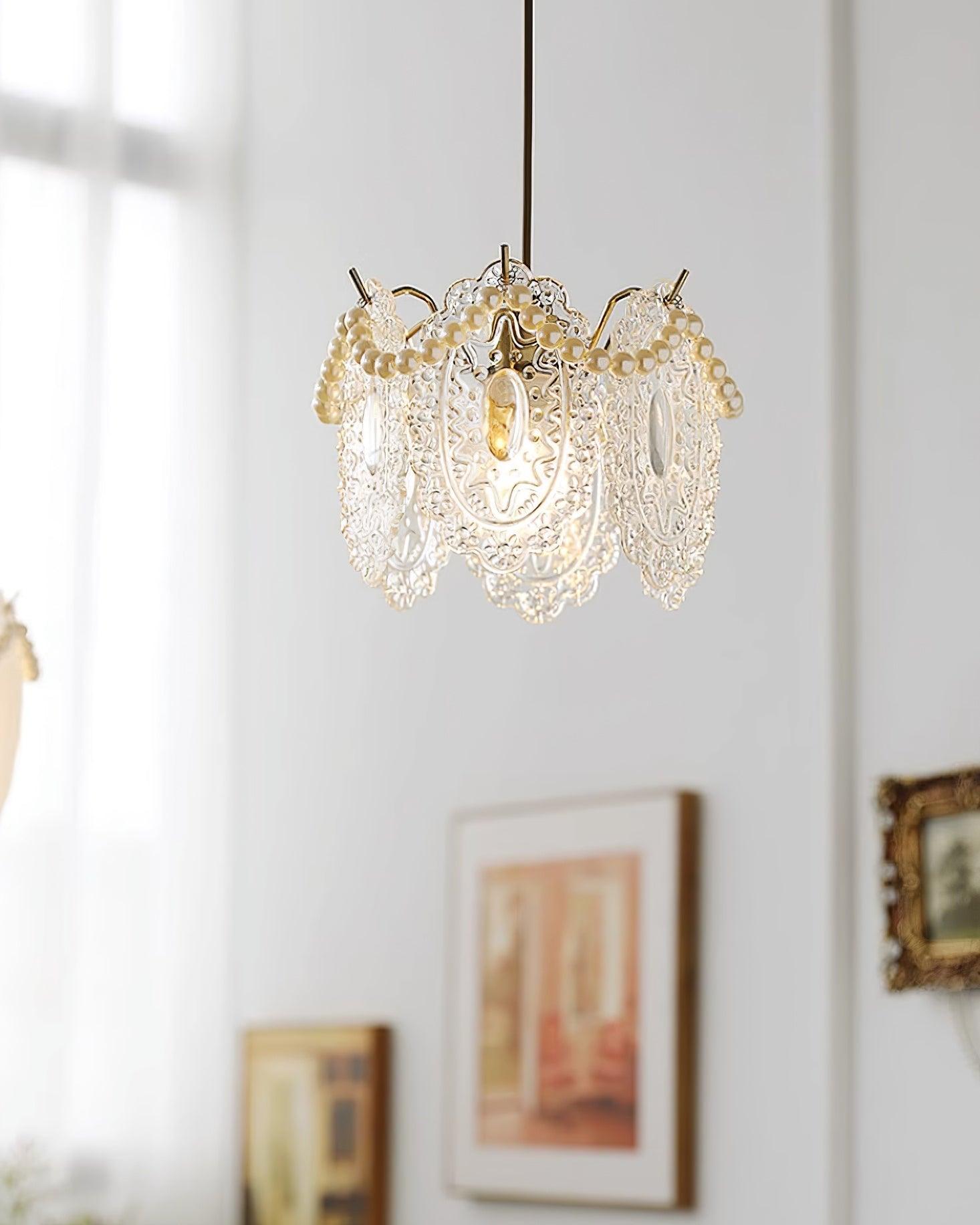 Elysia Lampe Suspension Abat-jour en Verre - Neutralighting