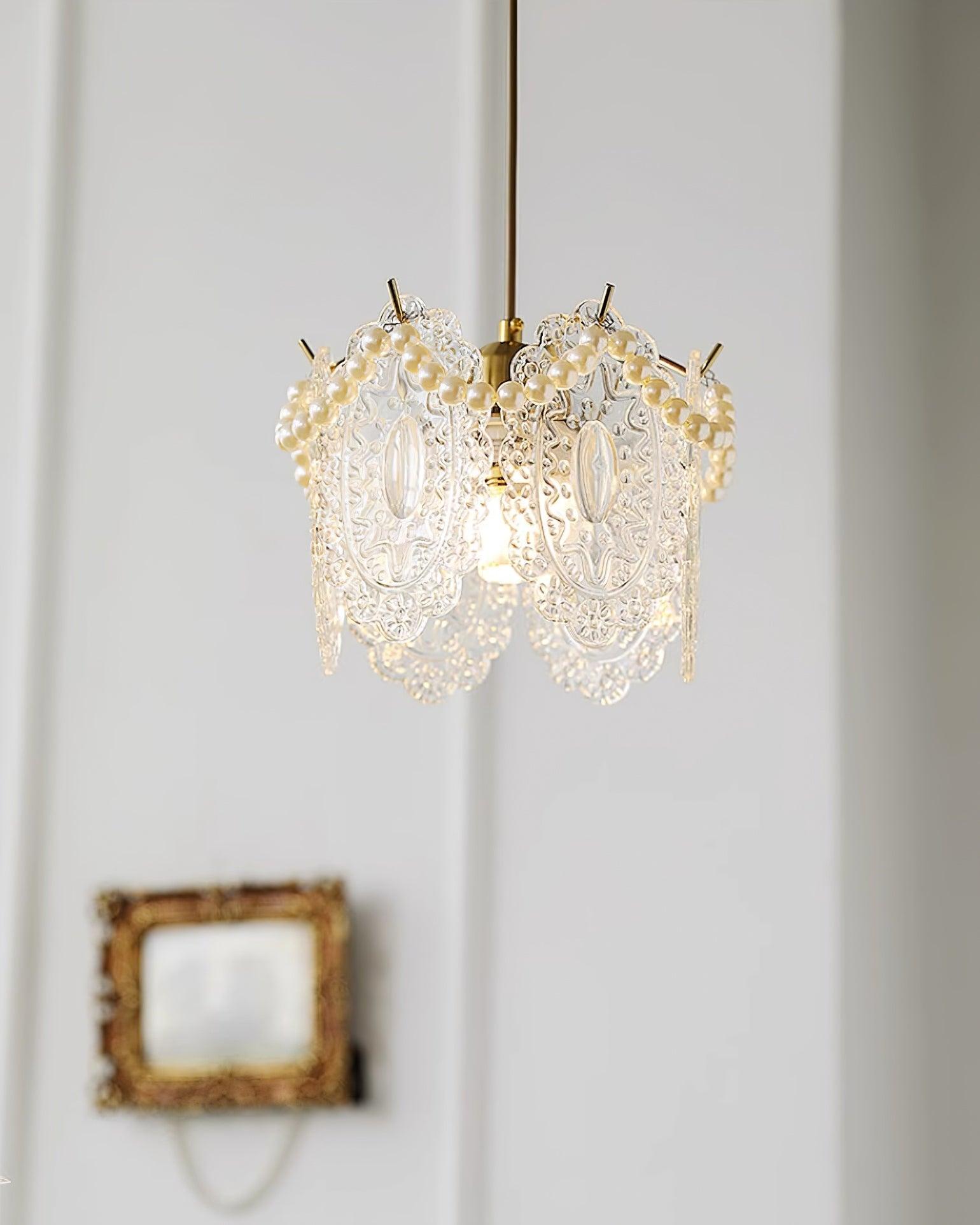 Elysia Lampe Suspension Abat-jour en Verre - Neutralighting