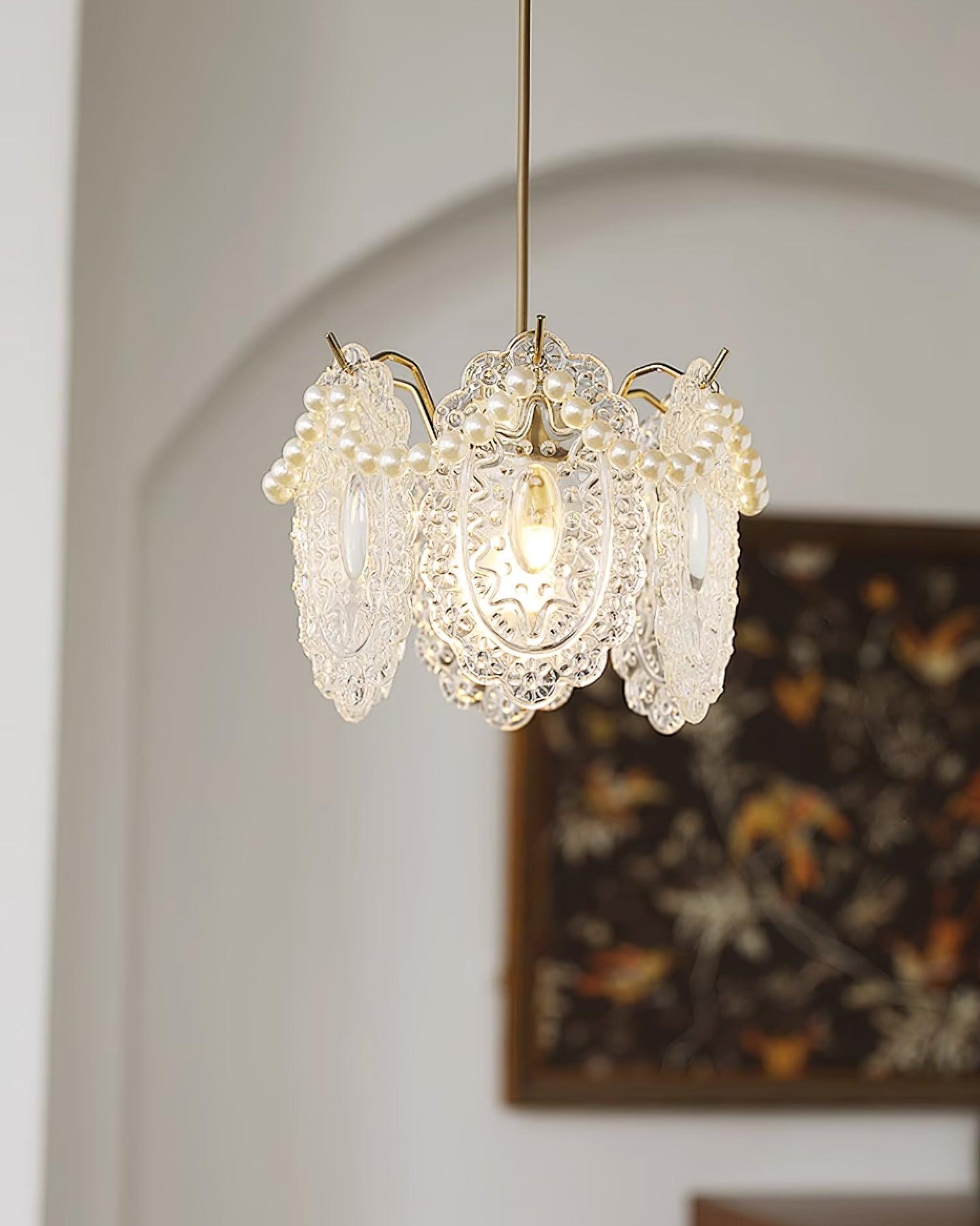 Elysia Lampe Suspension Abat-jour en Verre - Neutralighting