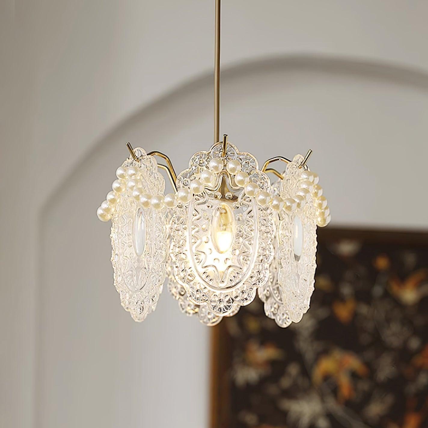 Elysia Lampe Suspension Abat-jour en Verre - Neutralighting