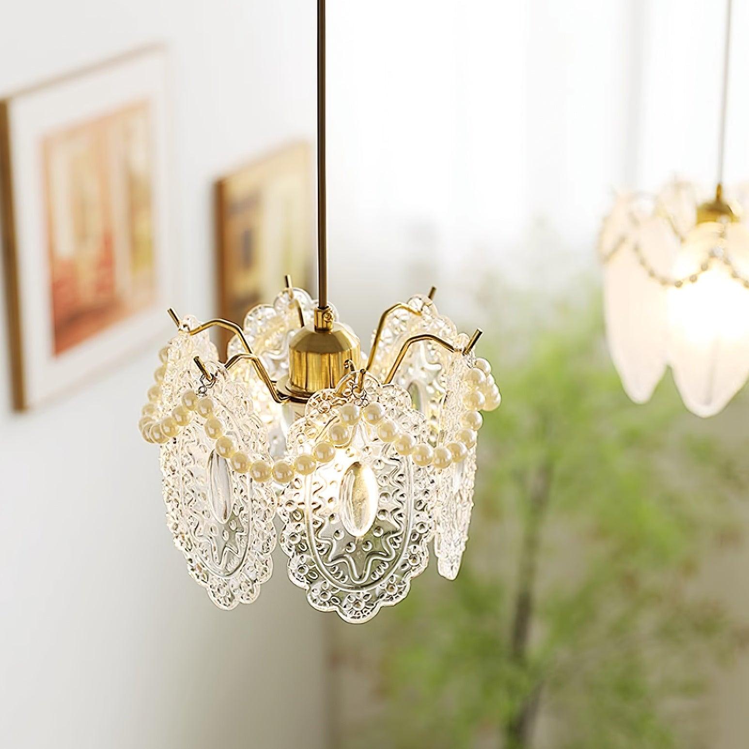 Elysia Lampe Suspension Abat-jour en Verre - Neutralighting
