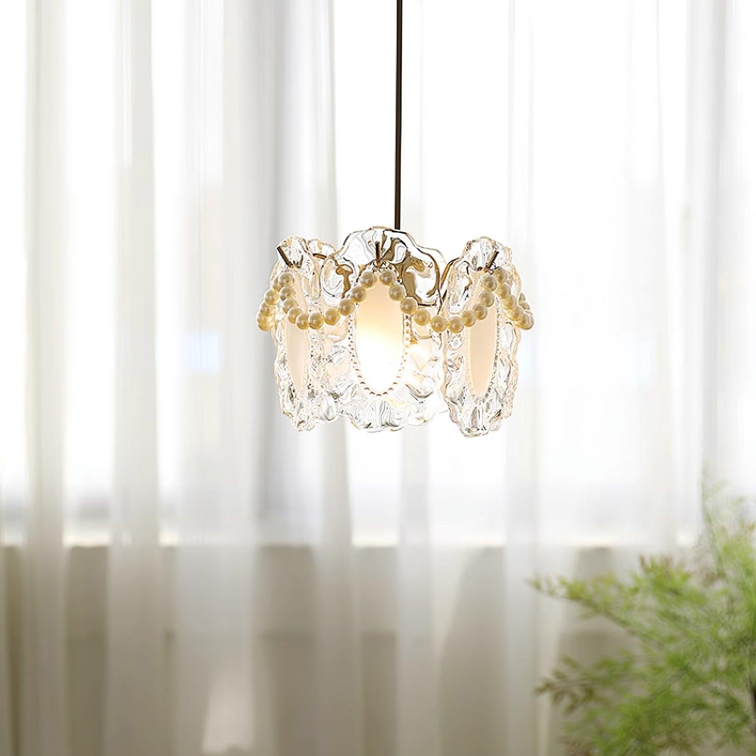 Elysia Lampe Suspension Abat-jour en Verre - Neutralighting