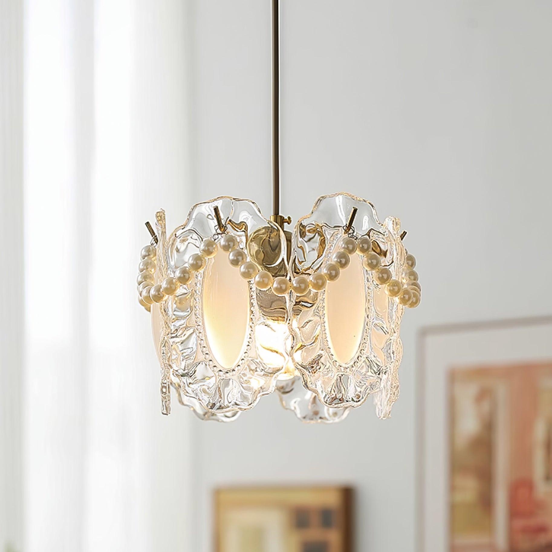 Elysia Lampe Suspension Abat-jour en Verre - Neutralighting