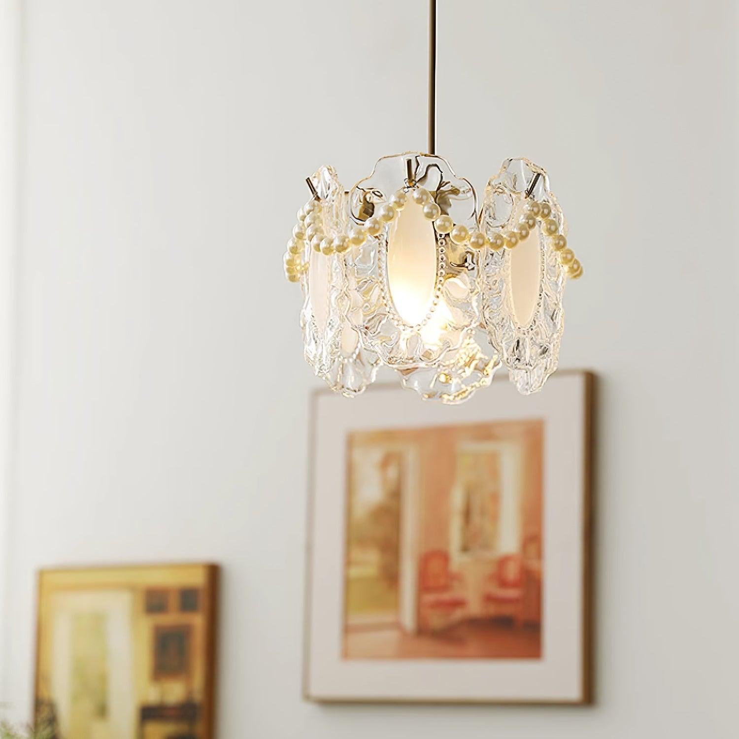 Elysia Lampe Suspension Abat-jour en Verre - Neutralighting