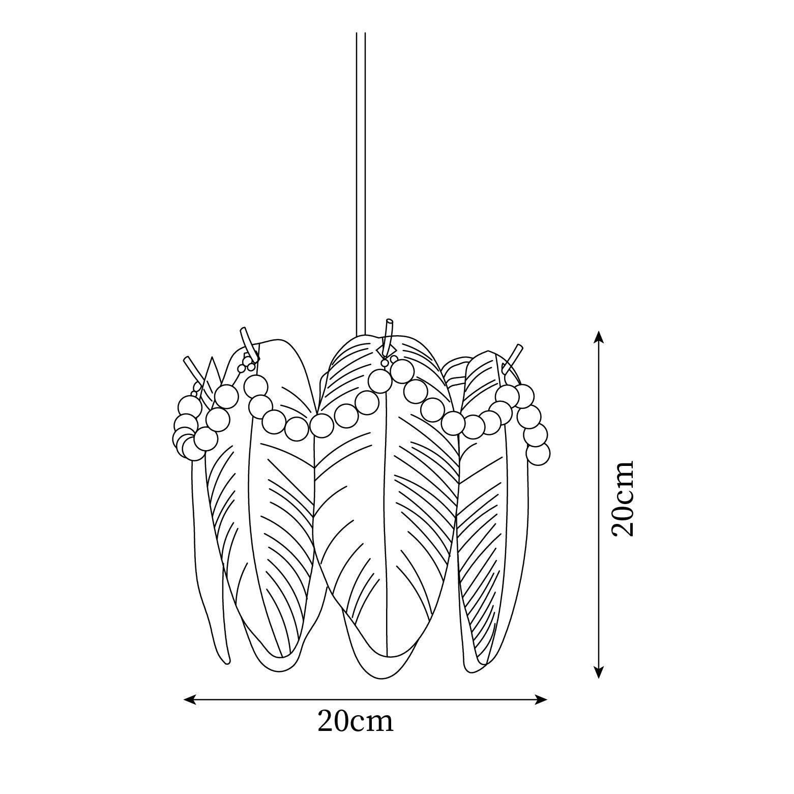 Elysia Lampe Suspension Abat-jour en Verre - Neutralighting