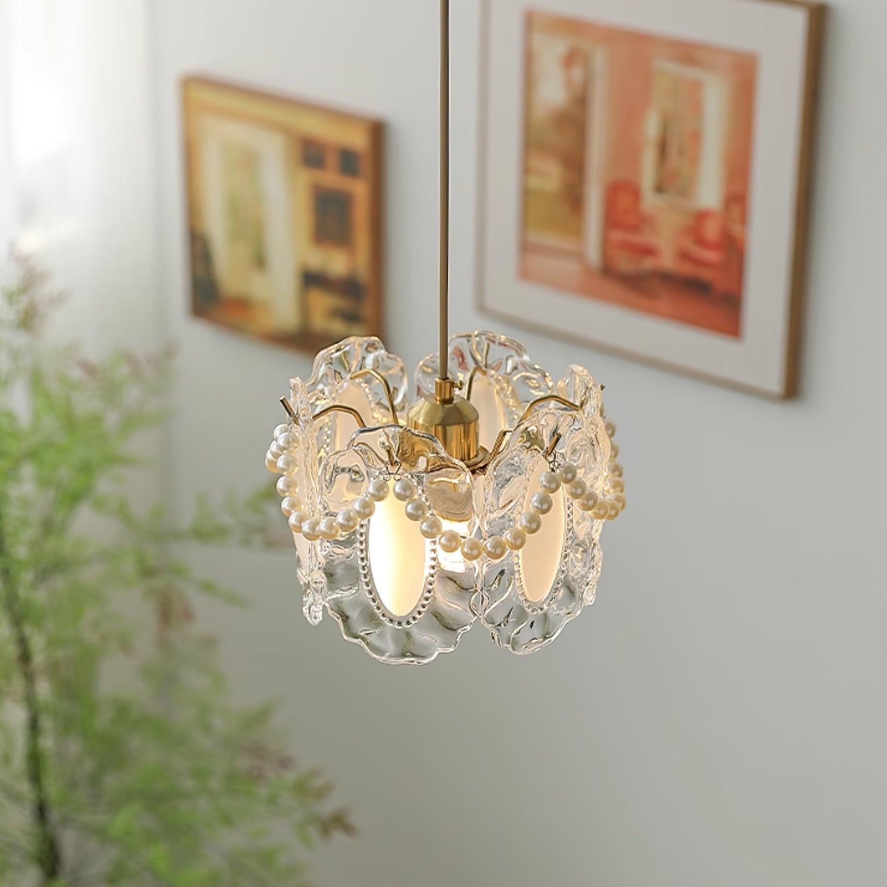 Elysia Lampe Suspension Abat-jour en Verre - Neutralighting