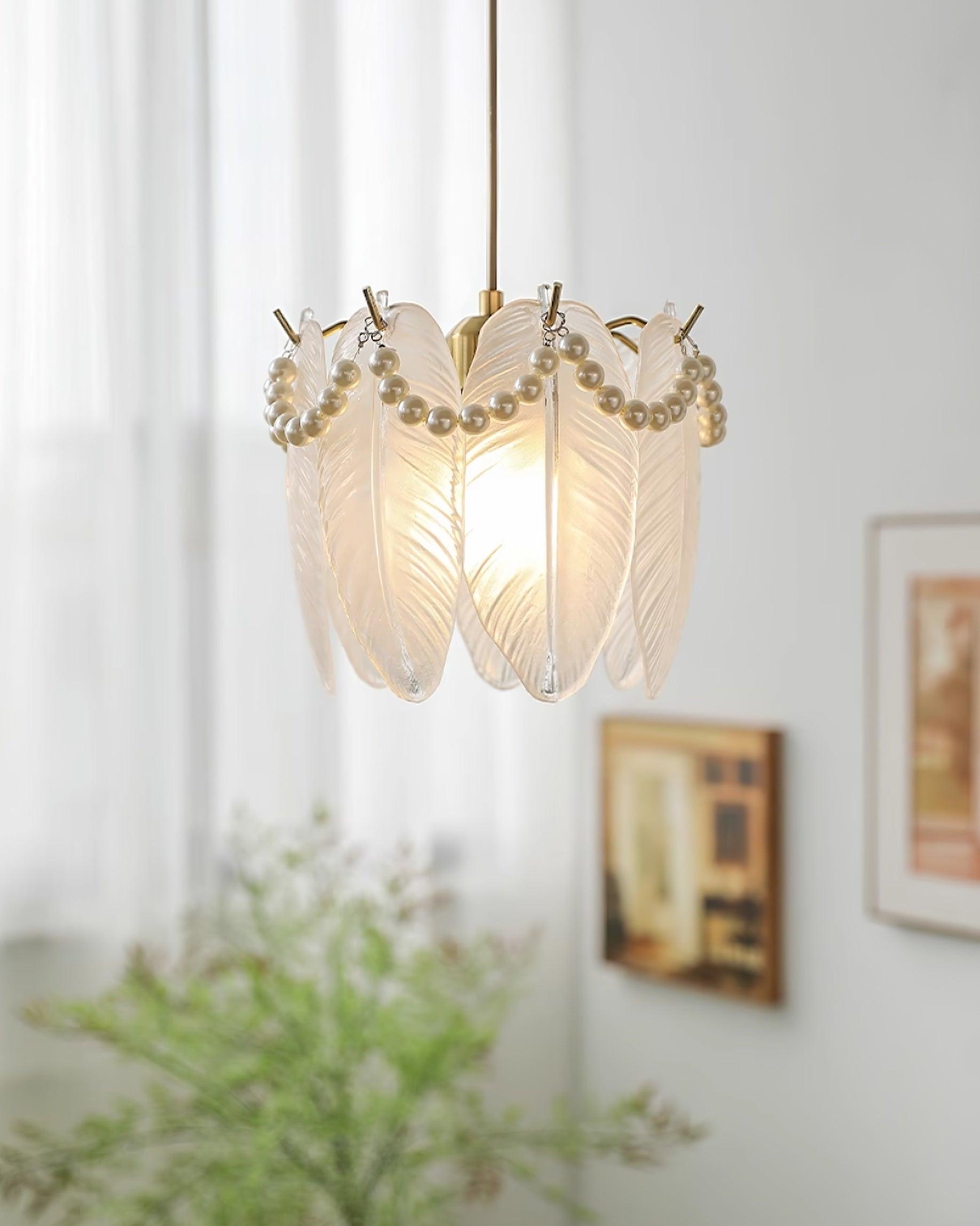 Elysia Lampe Suspension Abat-jour en Verre - Neutralighting