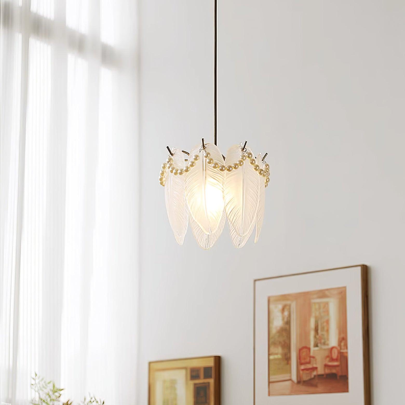 Elysia Lampe Suspension Abat-jour en Verre - Neutralighting