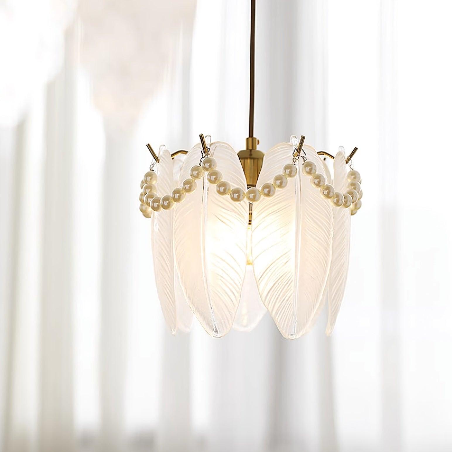 Elysia Lampe Suspension Abat-jour en Verre - Neutralighting