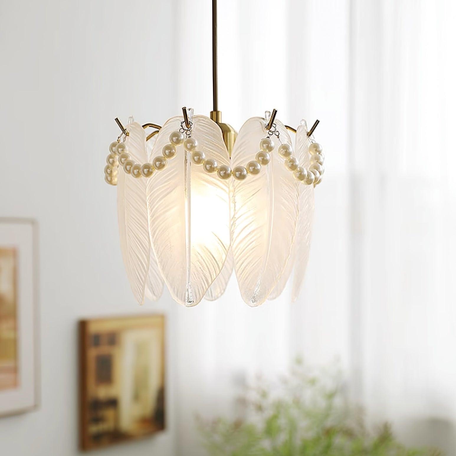Elysia Lampe Suspension Abat-jour en Verre - Neutralighting