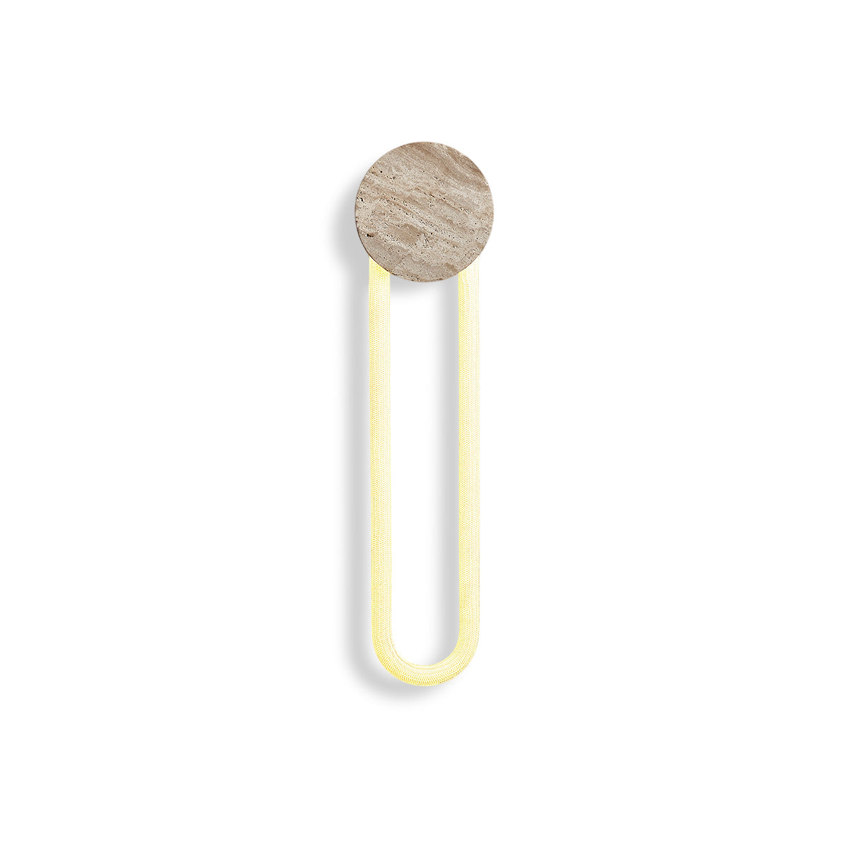 Avynor Modern Minimalist Travertine Wall Lamp - Lamp Copper