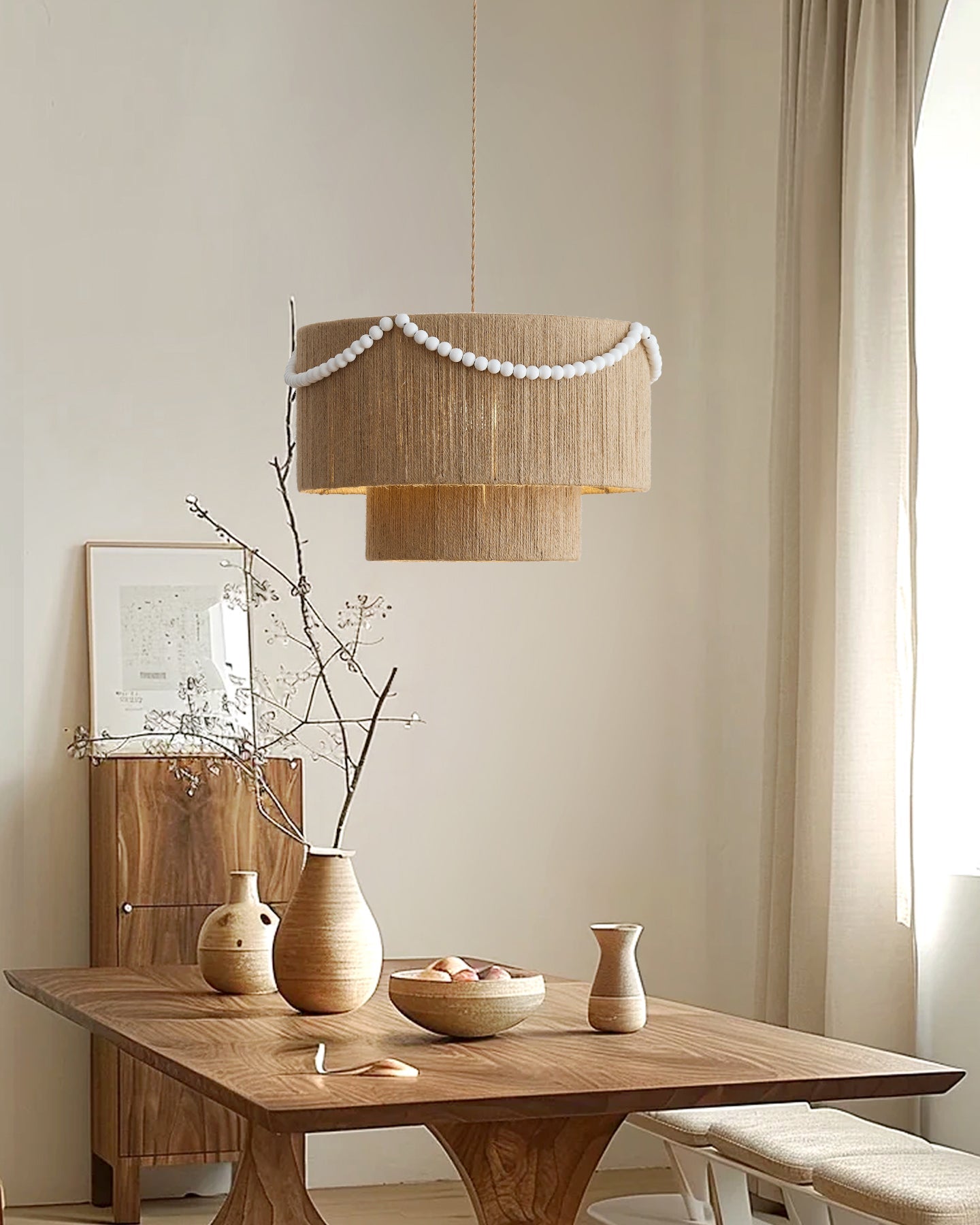 Raffine Lampe Pendante Moderne en Bois - Neutralighting