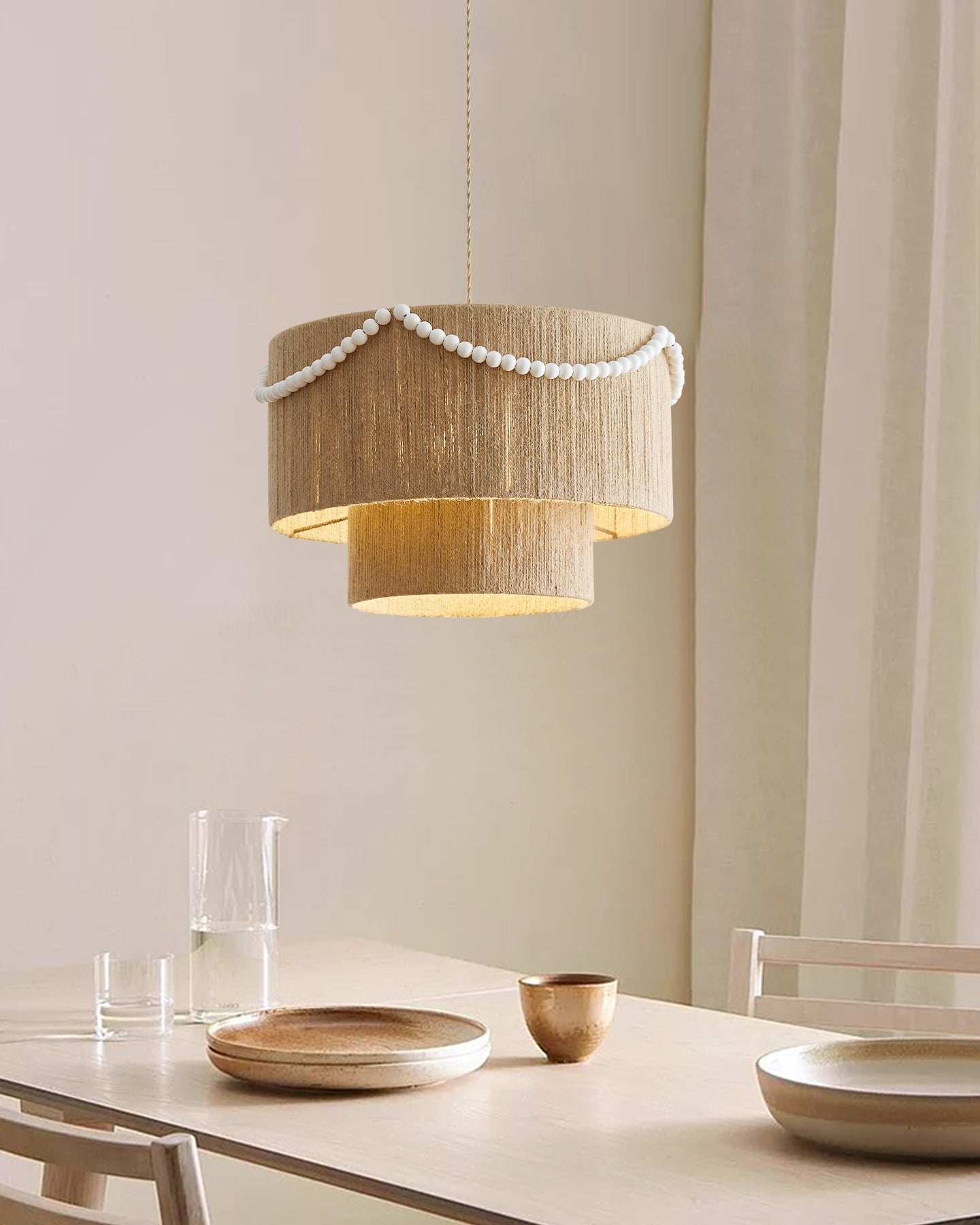 Raffine Lampe Pendante Moderne en Bois - Neutralighting