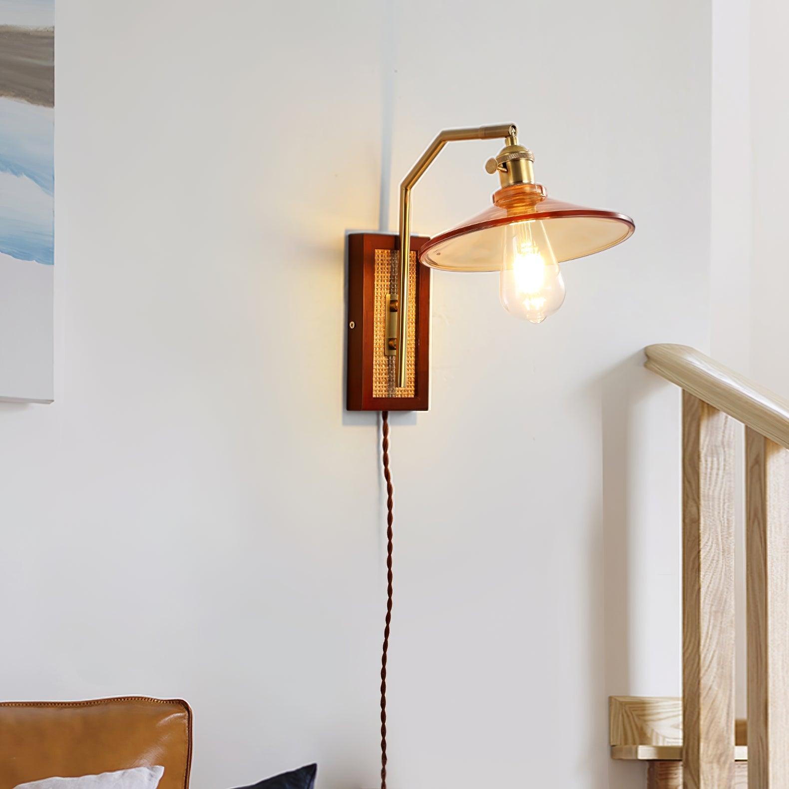 Cusorion Premium Nordic Art Glass Bamboo Wall Lamp - Neutralighting