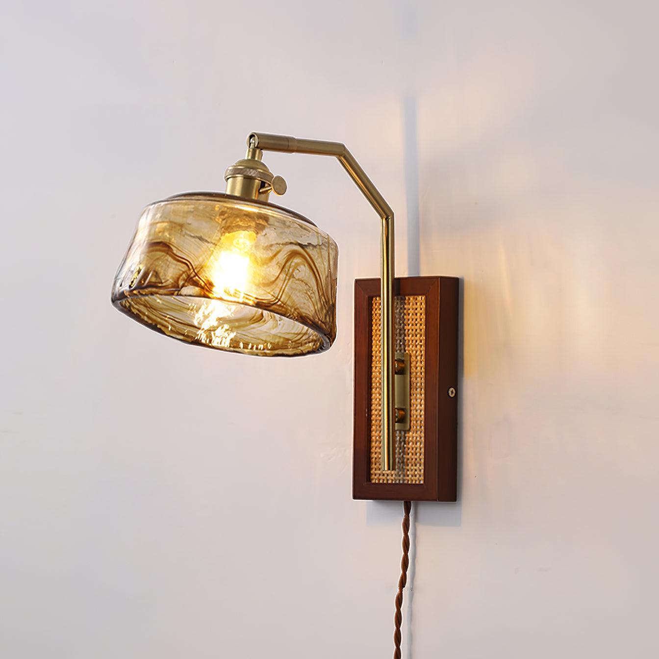 Cusorion Premium Nordic Art Glass Bamboo Wall Lamp - Neutralighting