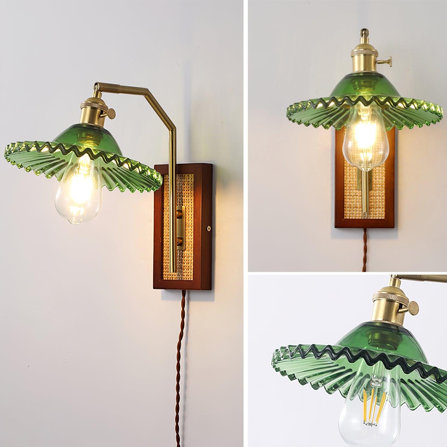 Cusorion Premium Nordic Art Glass Bamboo Wall Lamp - Neutralighting