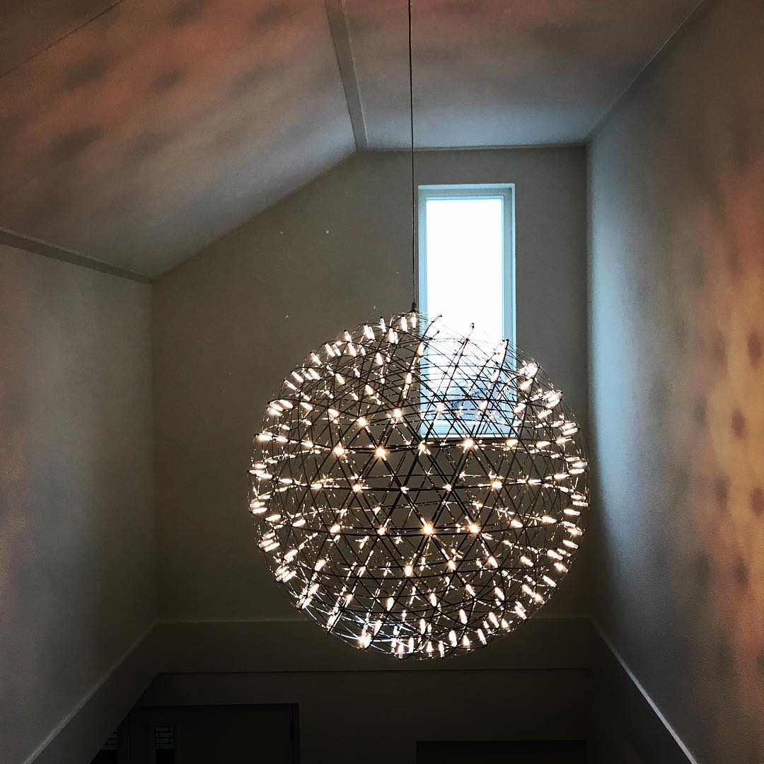 Evsoriel Modern Minimalist Metal Pendant Light - Lamp Copper