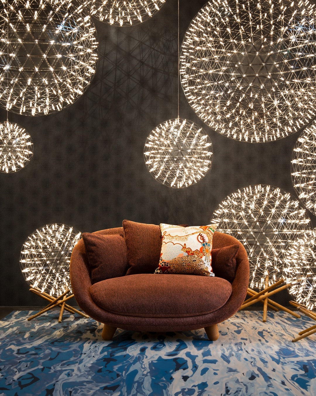 Evsoriel Modern Minimalist Metal Pendant Light - Lamp Copper