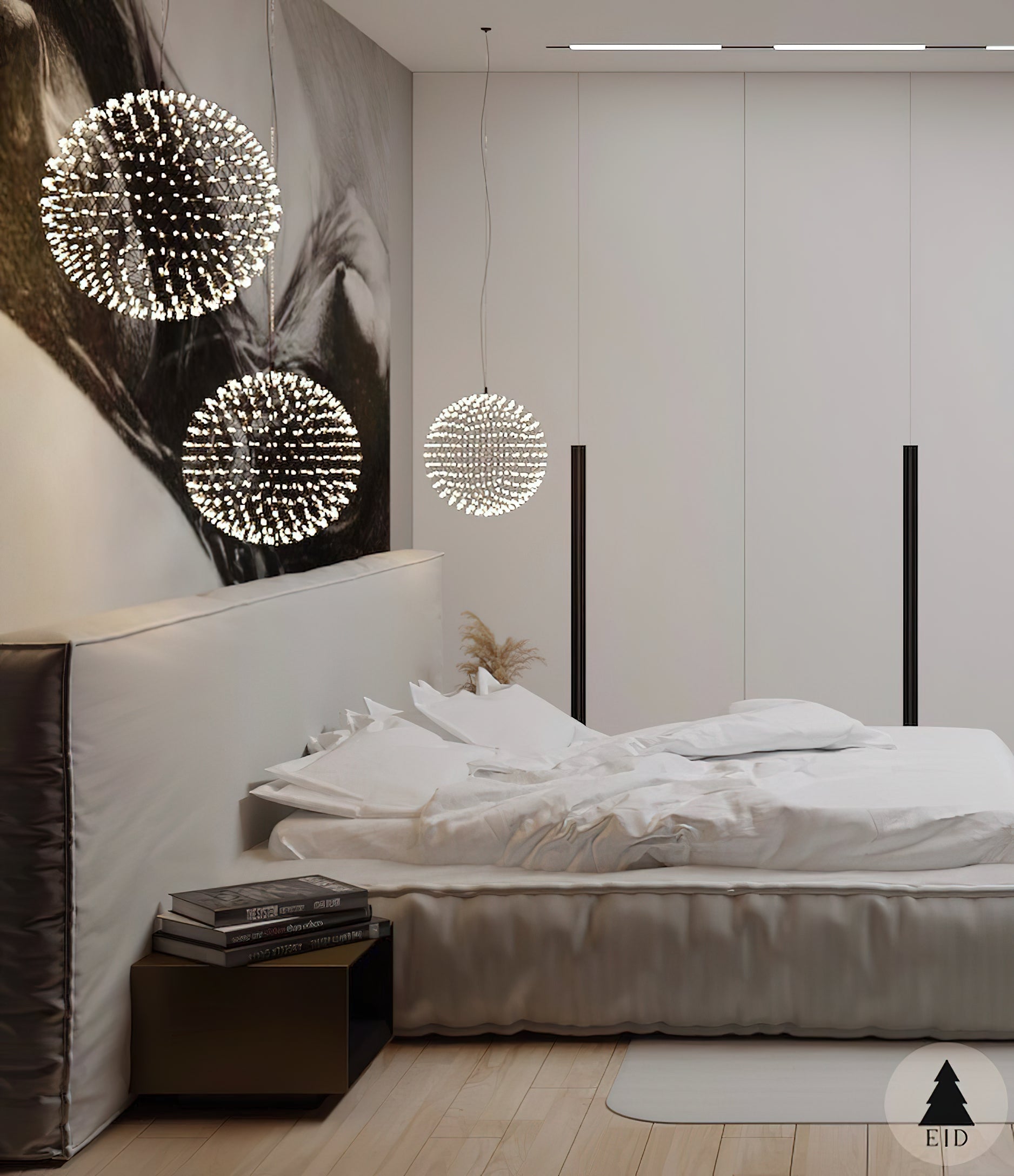 Evsoriel Modern Minimalist Metal Pendant Light - Lamp Copper