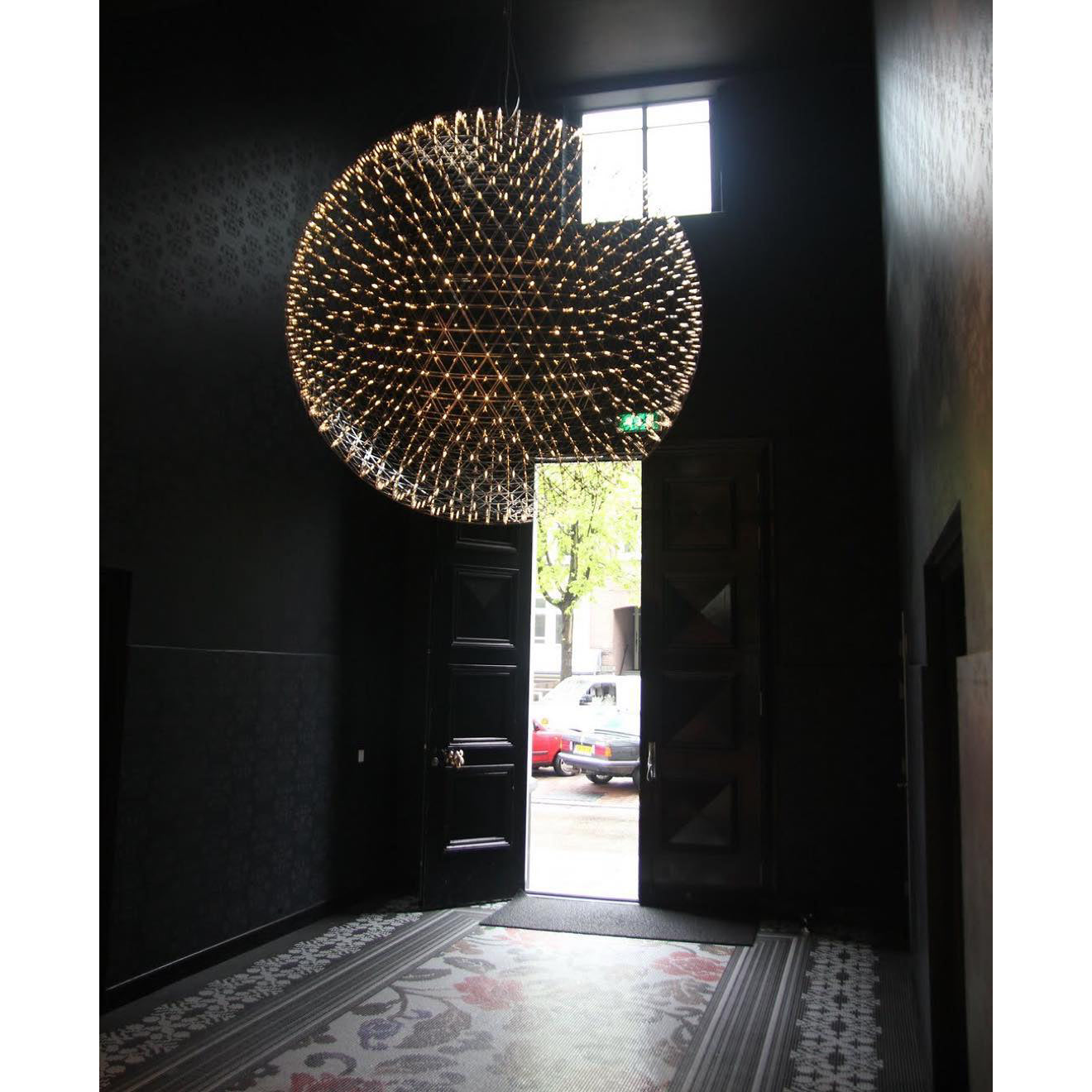 Evsoriel Modern Minimalist Metal Pendant Light - Lamp Copper