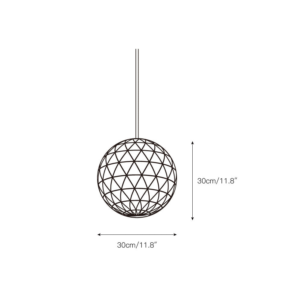 Evsoriel Modern Minimalist Metal Pendant Light - Lamp Copper