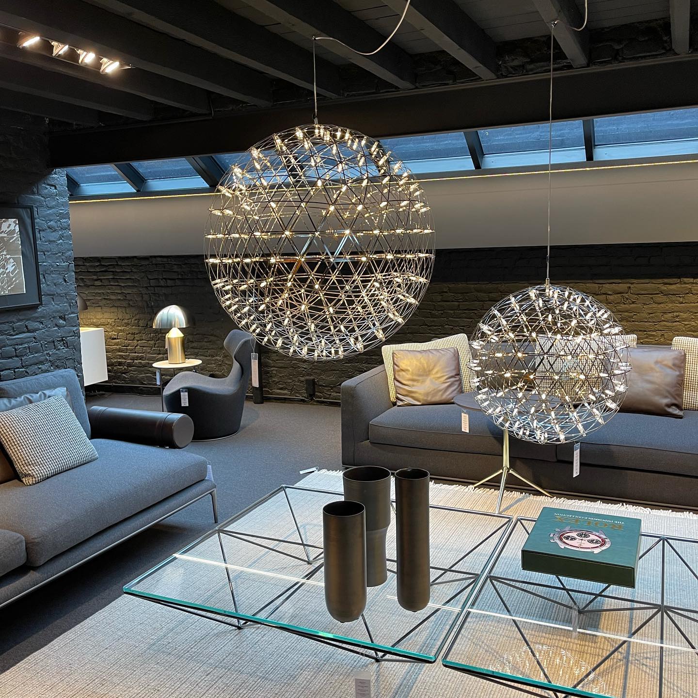 Evsoriel Modern Minimalist Metal Pendant Light - Lamp Copper