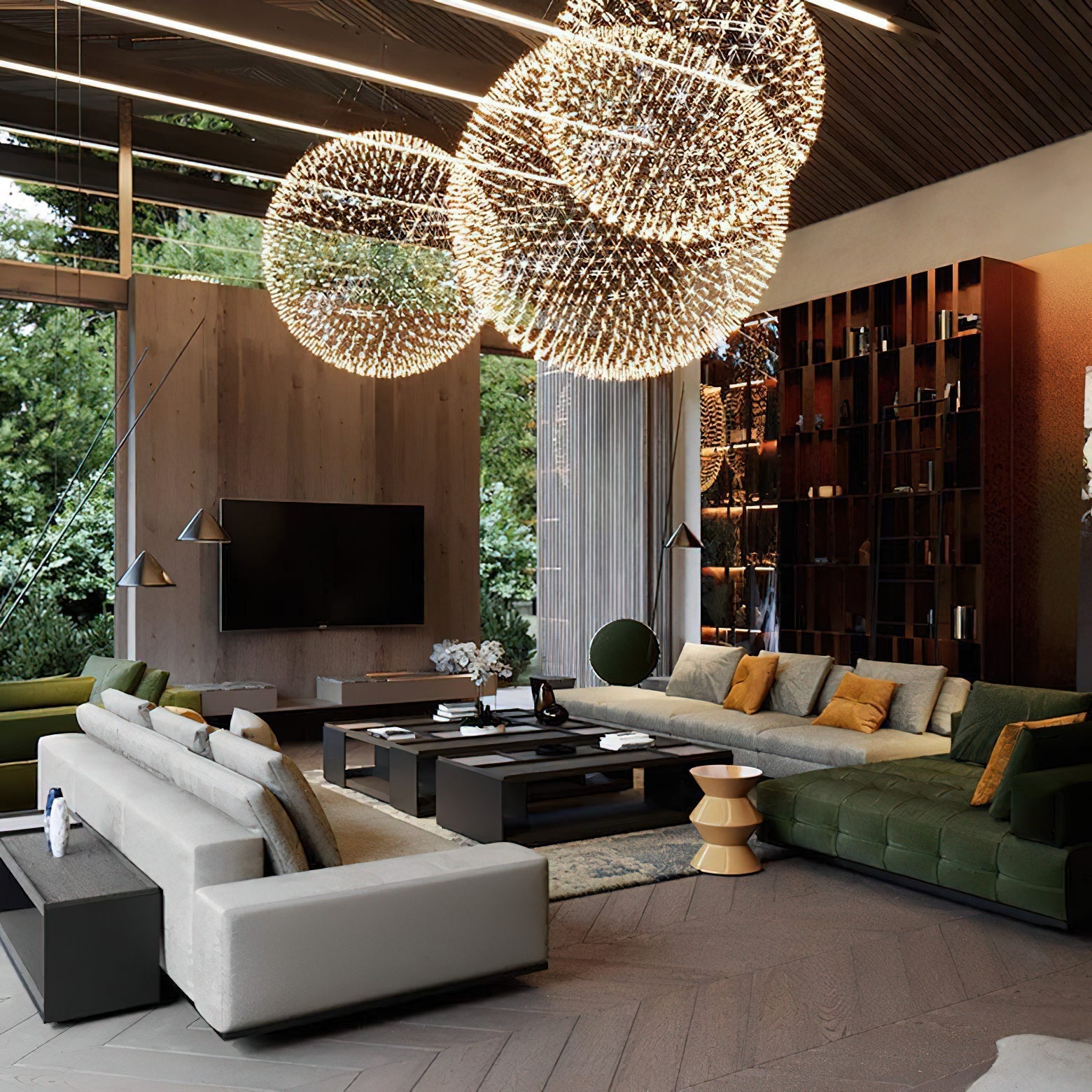 Evsoriel Modern Minimalist Metal Pendant Light - Lamp Copper