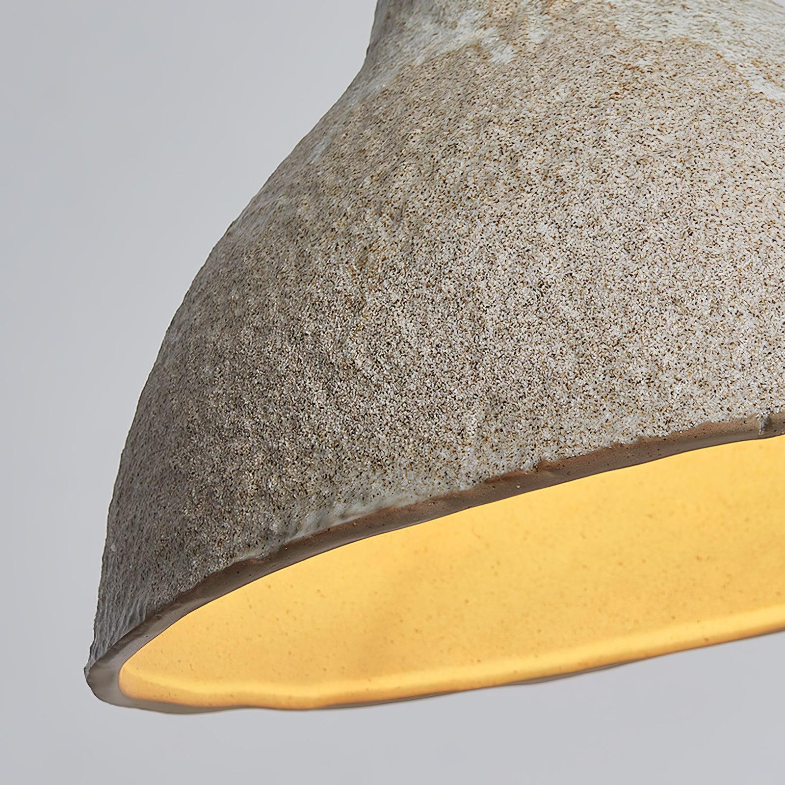 Zandora Retro Ceramic Wood Pendant Lamp - Neutralighting