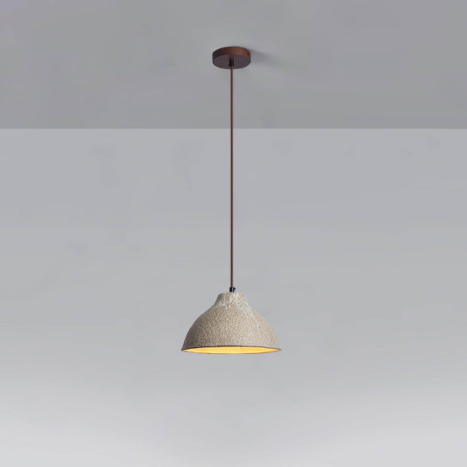 Zandora Retro Ceramic Wood Pendant Lamp - Neutralighting