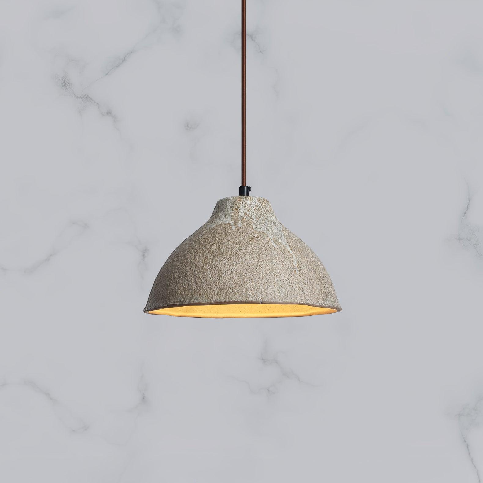 Zandora Retro Ceramic Wood Pendant Lamp - Neutralighting