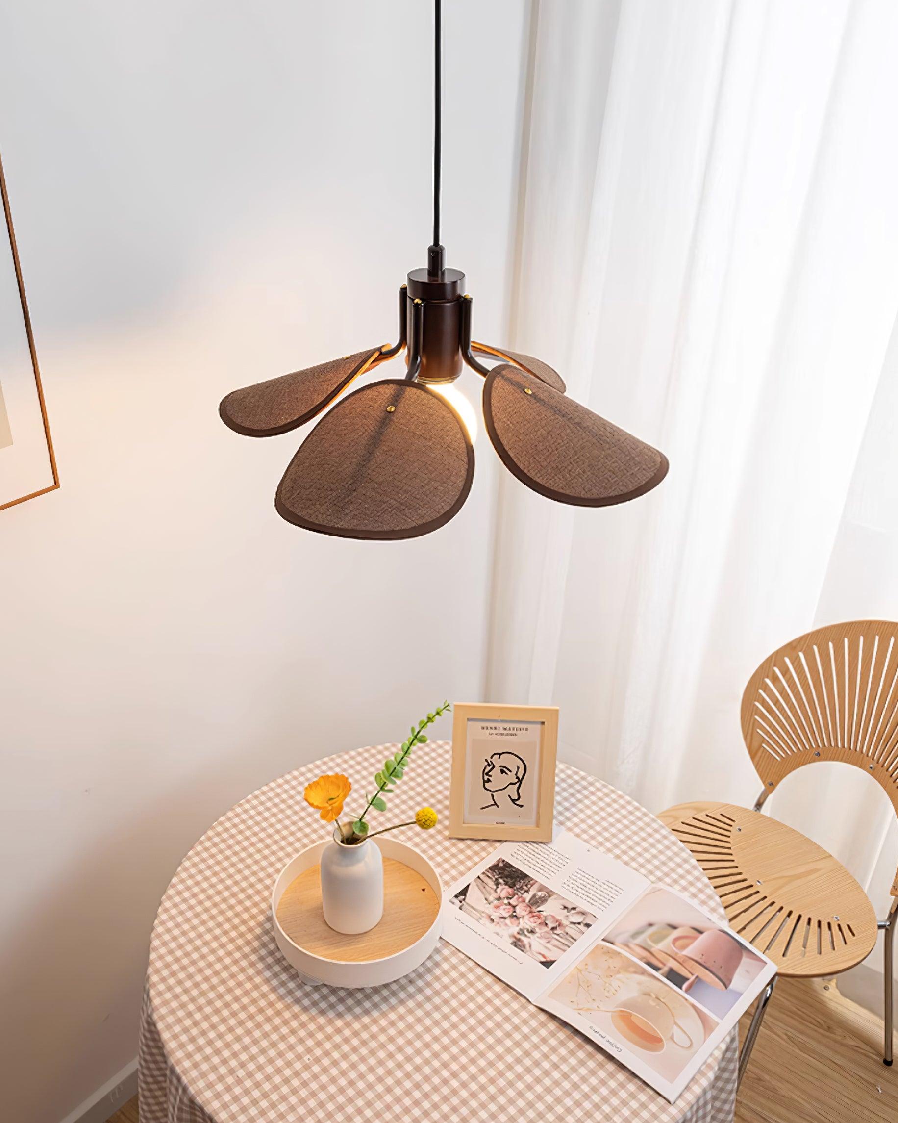 Callie Lampe Suspendue Rattan Tissé à la Main Organique - Neutralighting