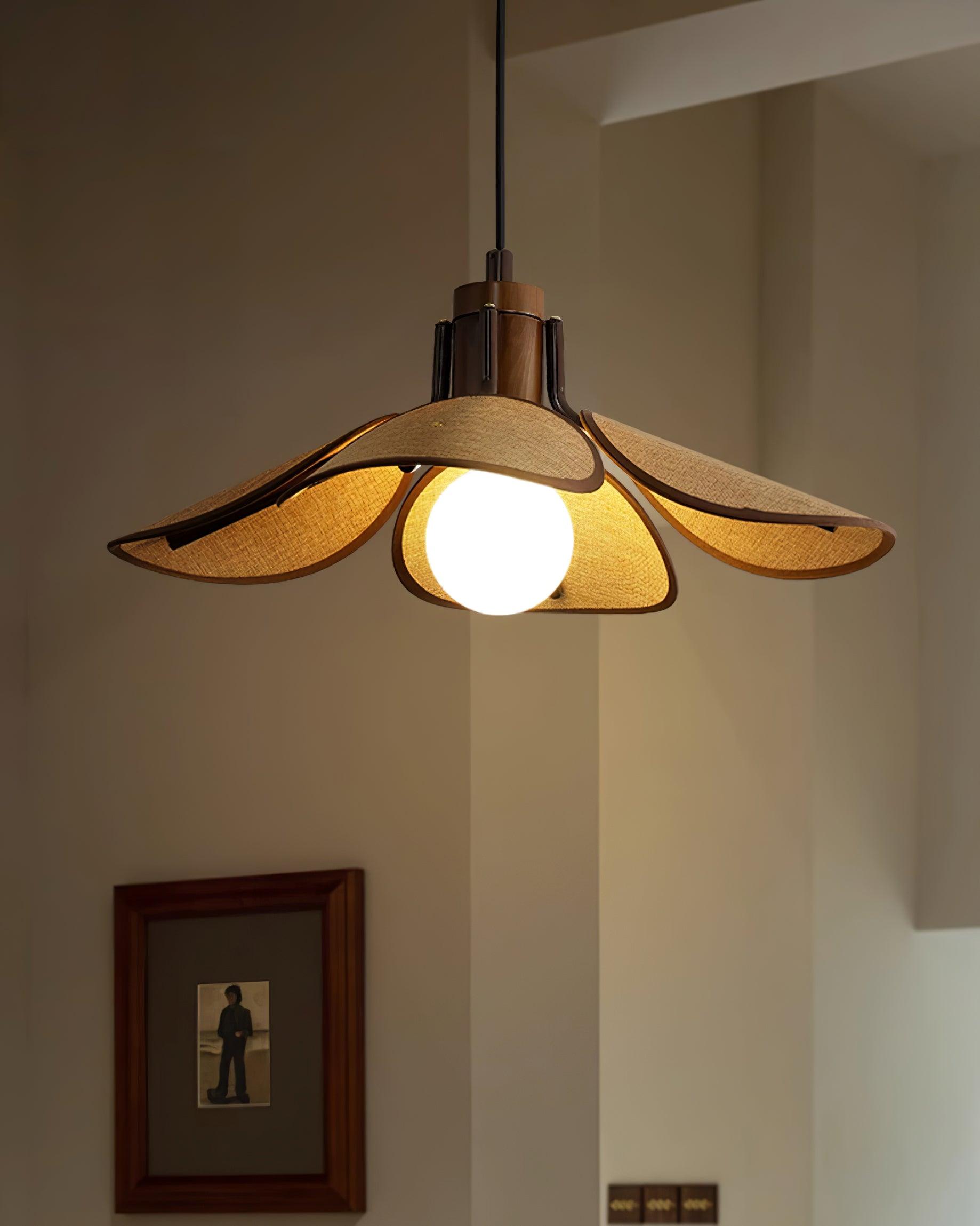Callie Lampe Suspendue Rattan Tissé à la Main Organique - Neutralighting