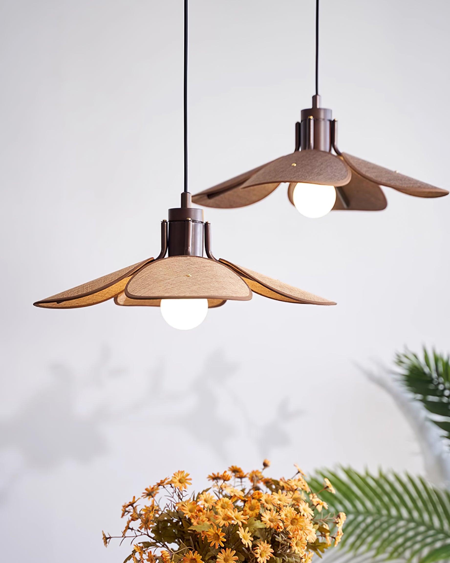 Callie Lampe Suspendue Rattan Tissé à la Main Organique - Neutralighting