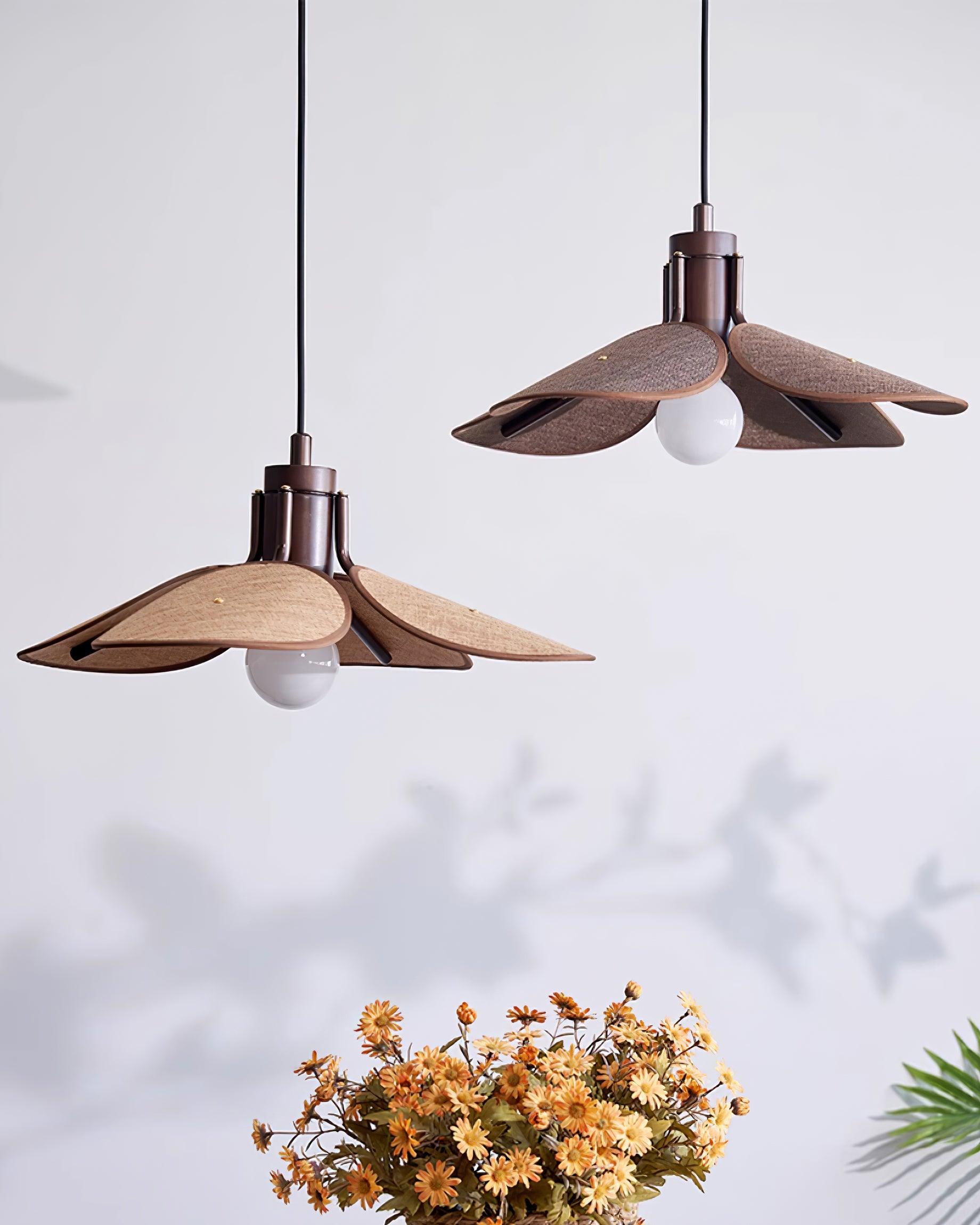 Callie Lampe Suspendue Rattan Tissé à la Main Organique - Neutralighting
