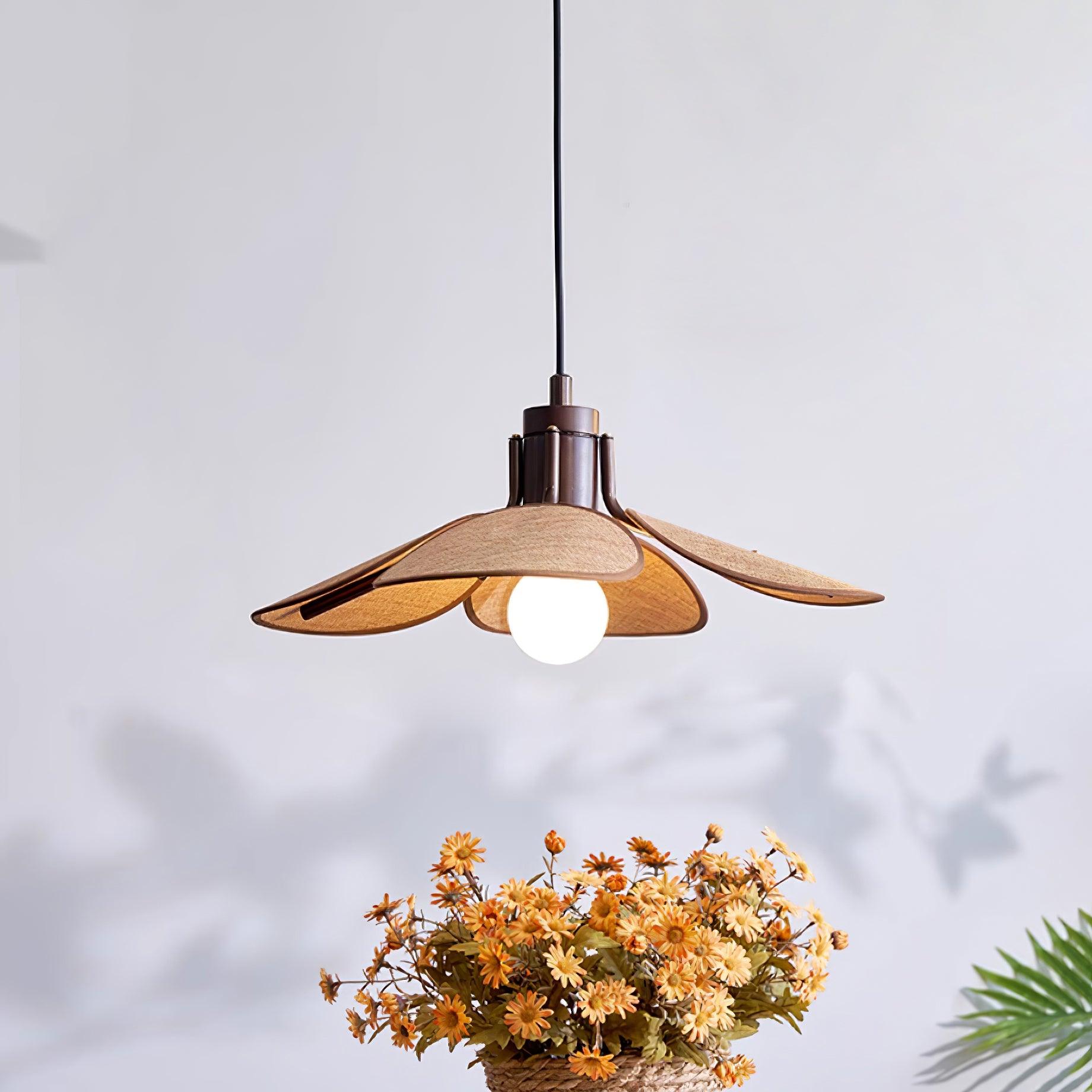 Callie Lampe Suspendue Rattan Tissé à la Main Organique - Neutralighting